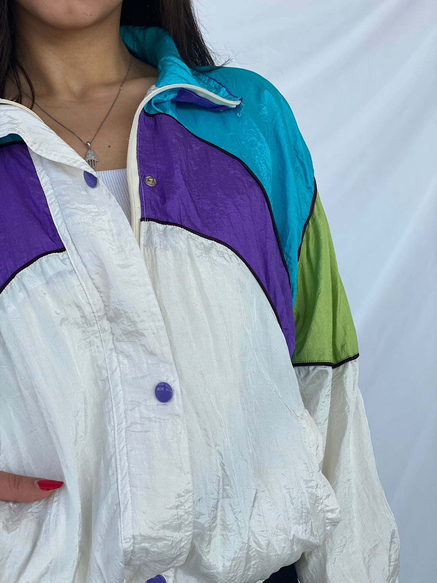 Vintage Wear 28 Seen Windbreaker Jacket - Balagan Vintage Windbreaker Jacket 90s, Coats&Jackets, jacket, nylon, outerwear, vintage, windbreaker, windbreaker jacket, Women's Windbreaker Jackets