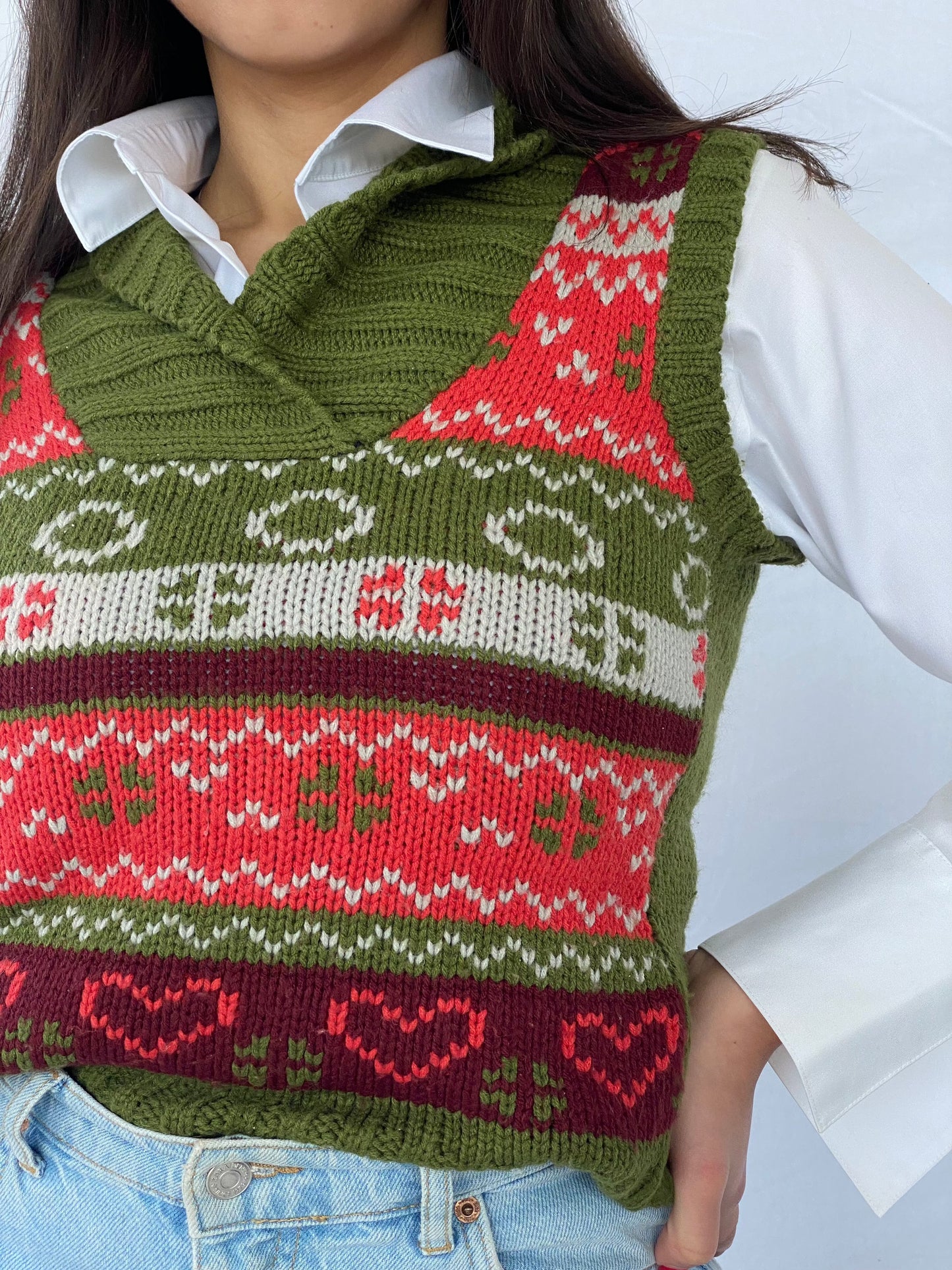 Vintage XSIDE Sweater Vest - Balagan Vintage Vest 90s, Deals, knit, knitted, vest, vintage