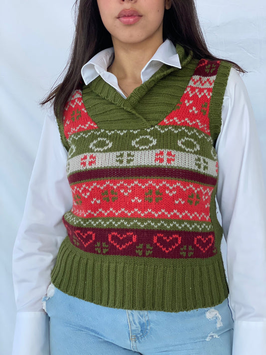 Vintage XSIDE Sweater Vest - Balagan Vintage Vest 90s, Deals, knit, knitted, vest, vintage