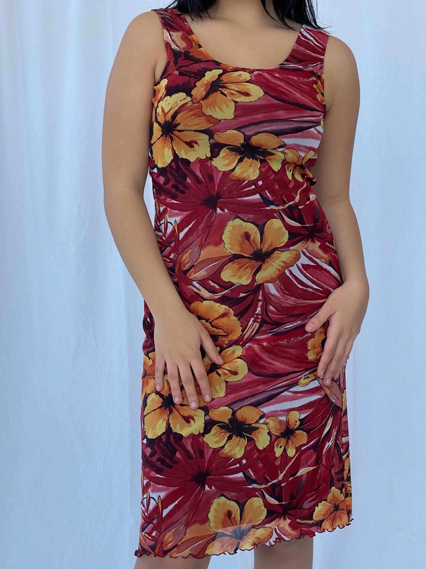 Vintage Y2K Street One Dress - Balagan Vintage Midi Dress 00s, Deals, floral dress, midi dress