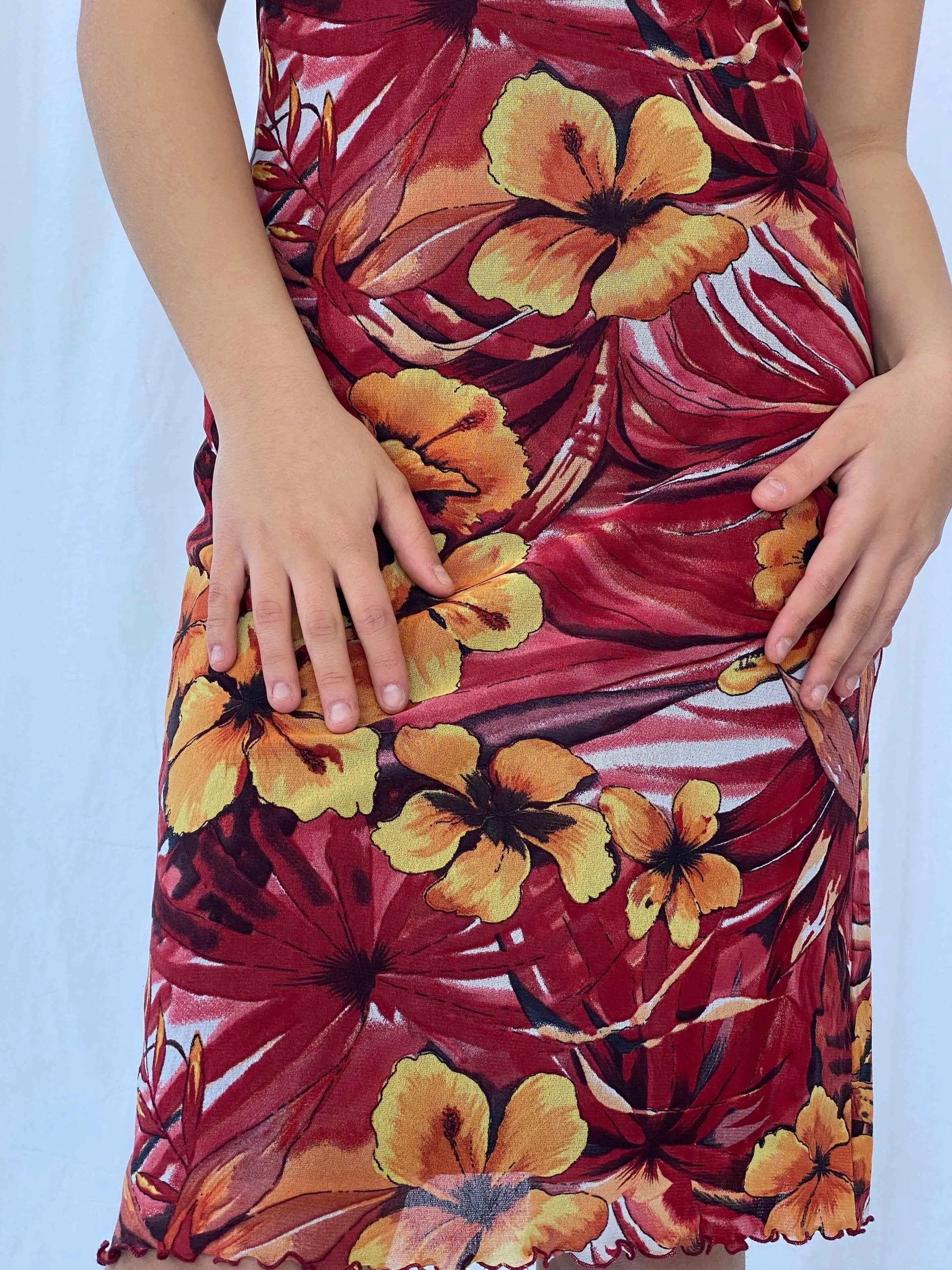 Vintage Y2K Street One Dress - Balagan Vintage Midi Dress 00s, Deals, floral dress, midi dress