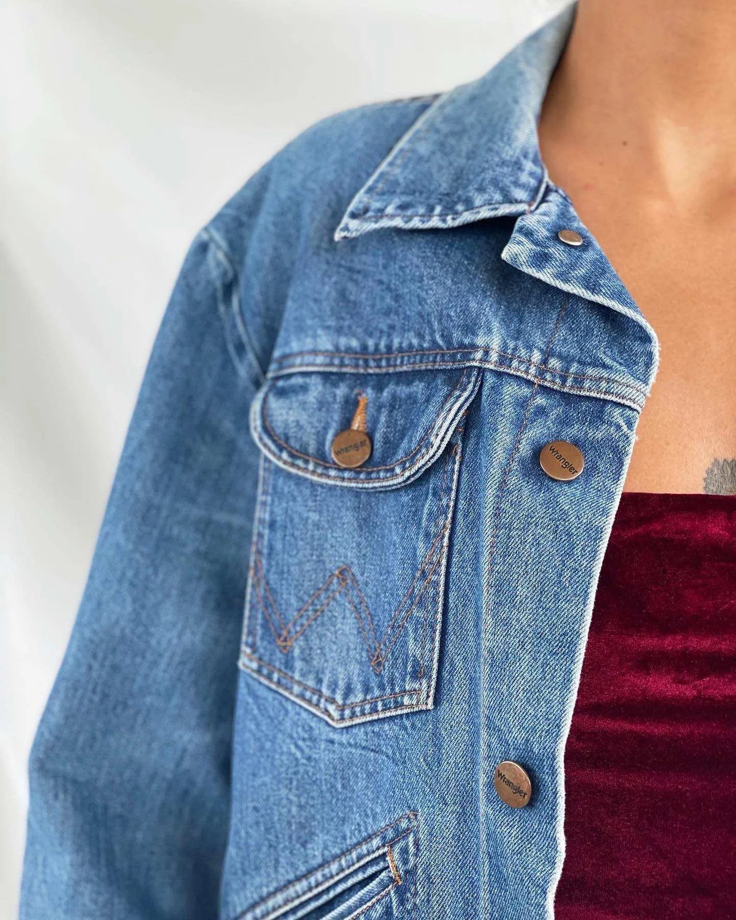 Wrangler Denim Jacket - Balagan Vintage Denim Jacket Coats&Jackets, Deals, denim, Women's Denim Jackets