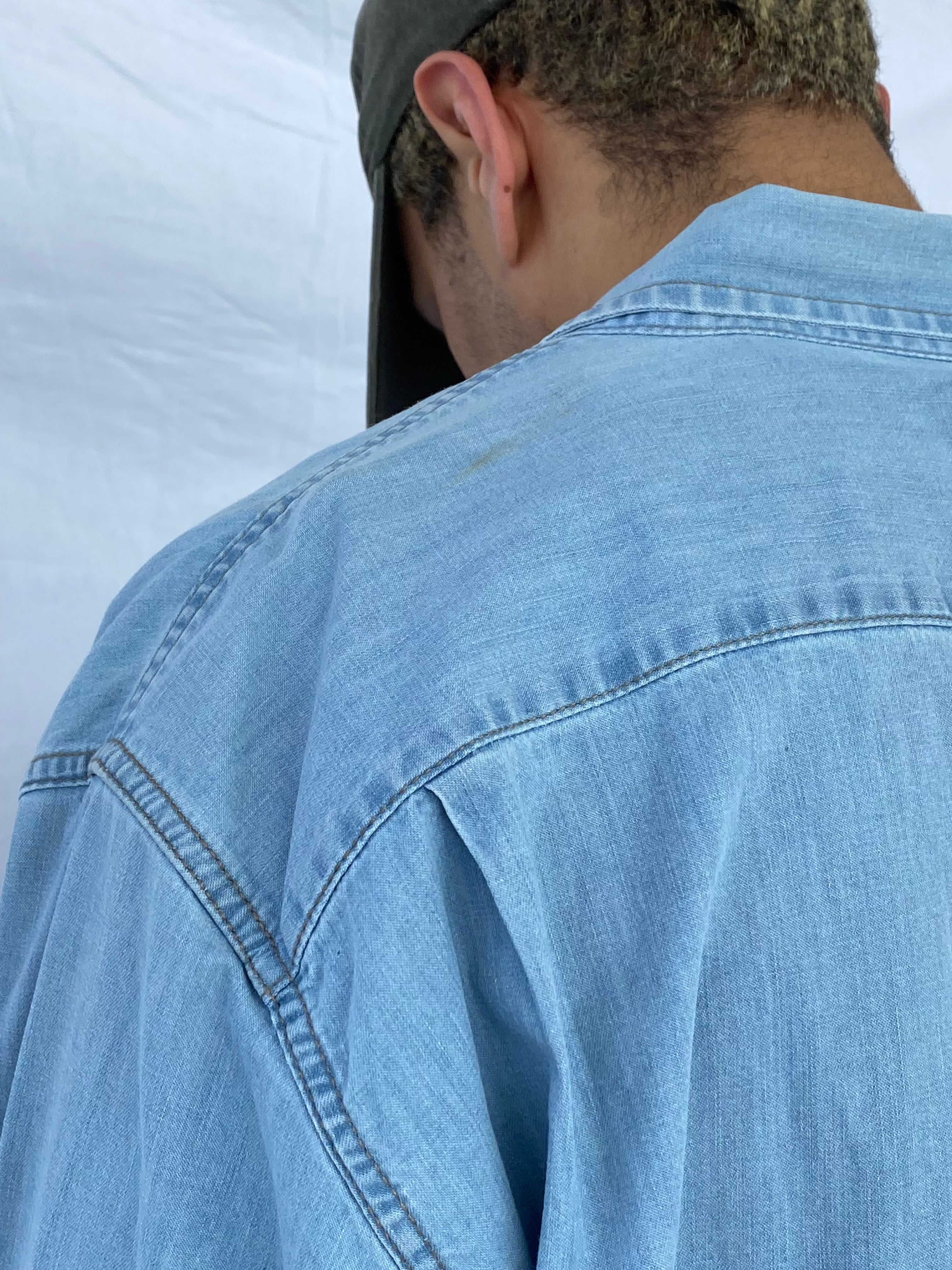 Wrangler Denim Shirt - Balagan Vintage Full Sleeve Shirt 90s, denim, outerwear, shirt, vintage, wrangler