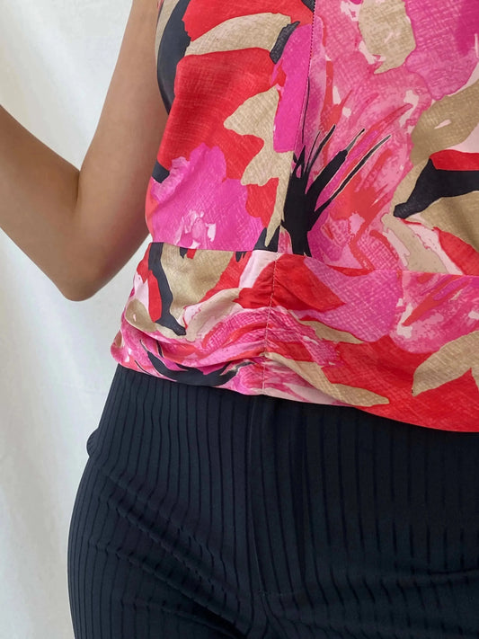 00s Banana Republic Silk Halter Neck Top - XS - Balagan Vintage Halter Top 00s, Deals, halter top, Mira, silk, women top