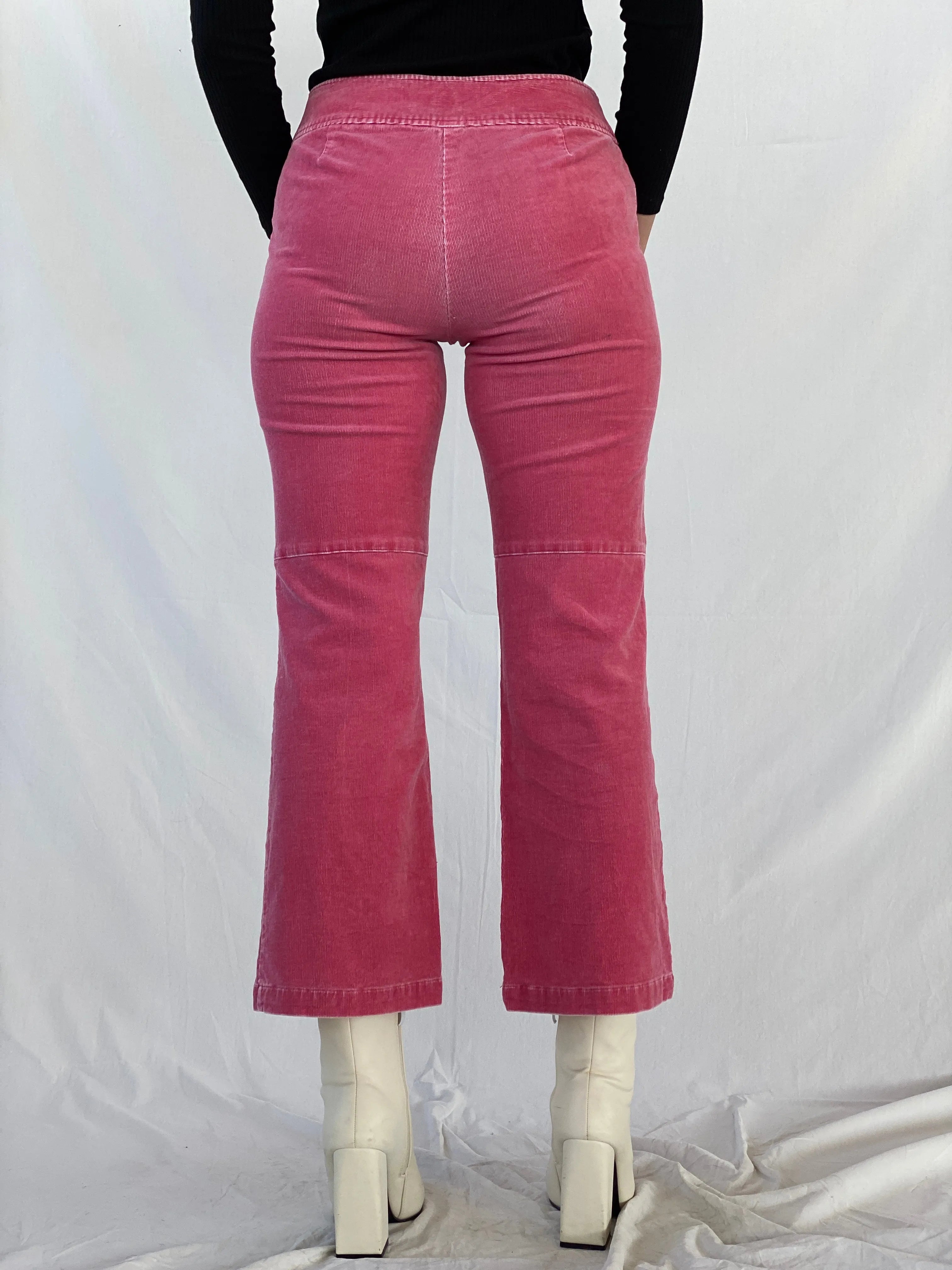 00s I-N-C International Concepts Pink Corduroy Mid-Rise Pants - 38EUR - Balagan Vintage Corduroy Pants 00s, Ayah, corduroy pants, Deals, winter