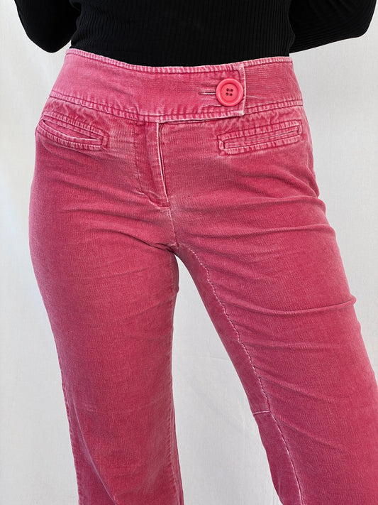 00s I-N-C International Concepts Pink Corduroy Mid-Rise Pants - 38EUR - Balagan Vintage Corduroy Pants 00s, Ayah, corduroy pants, Deals, winter