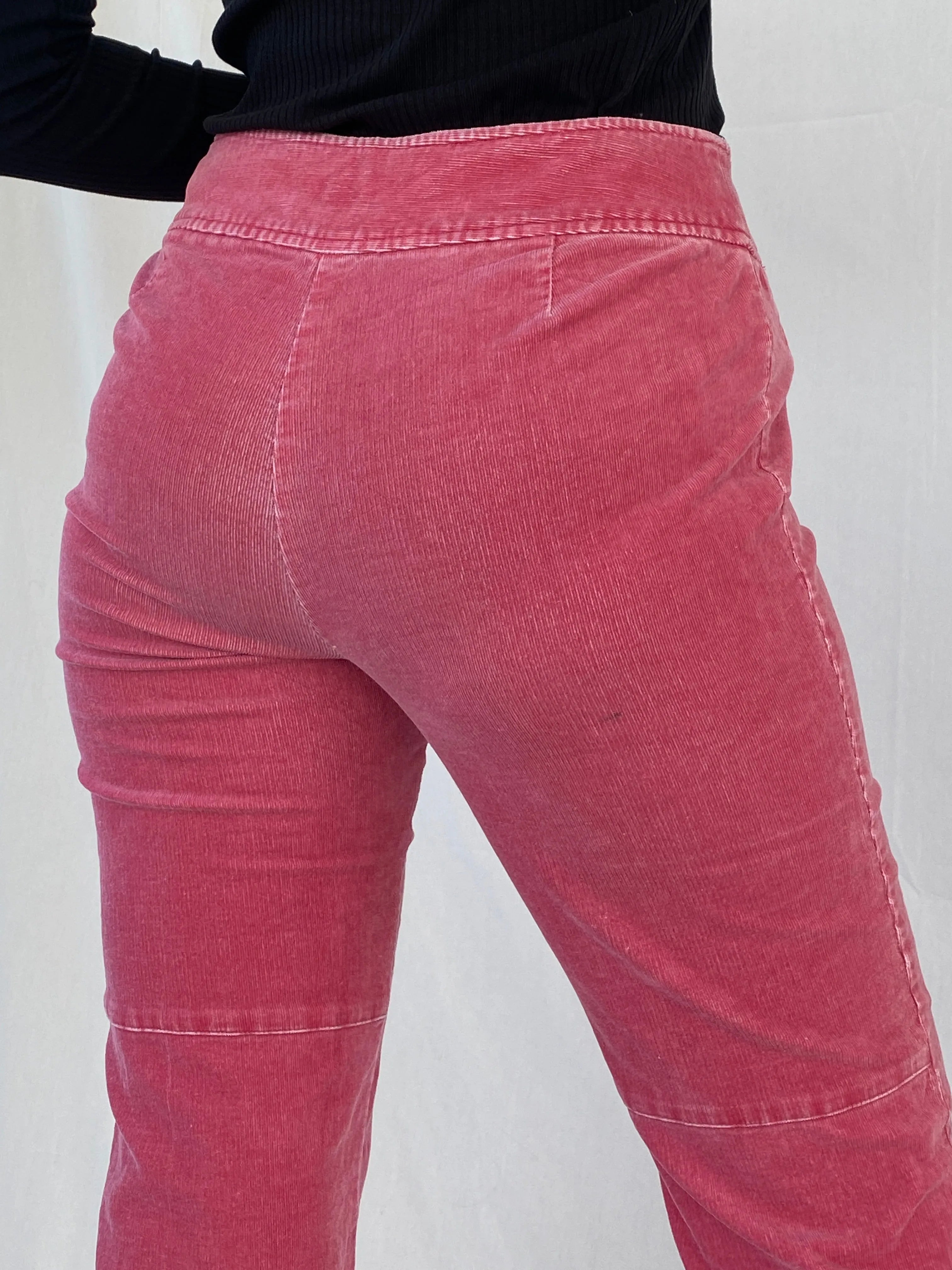 00s I-N-C International Concepts Pink Corduroy Mid-Rise Pants - 38EUR - Balagan Vintage Corduroy Pants 00s, Ayah, corduroy pants, Deals, winter