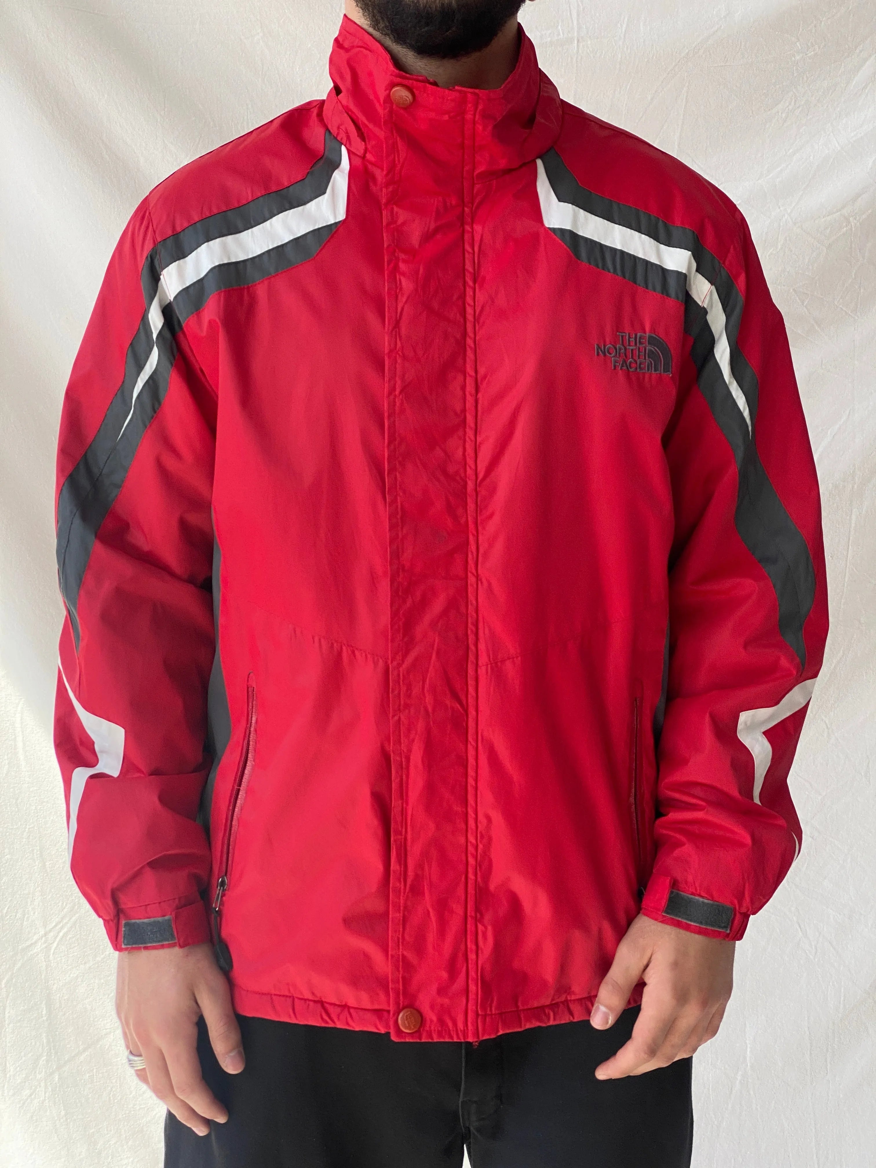 00s The North Face Summit Series Red & Grey Men’s Jacket - XL - Balagan Vintage Jacket 90s, consignment, Dana, Hamza, leather blazer, Tasnimk, windbreaker, winter