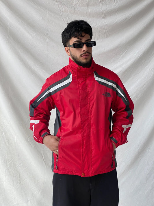 00s The North Face Summit Series Red & Grey Men’s Jacket - XL - Balagan Vintage Jacket 90s, consignment, Dana, Hamza, leather blazer, Tasnimk, windbreaker, winter