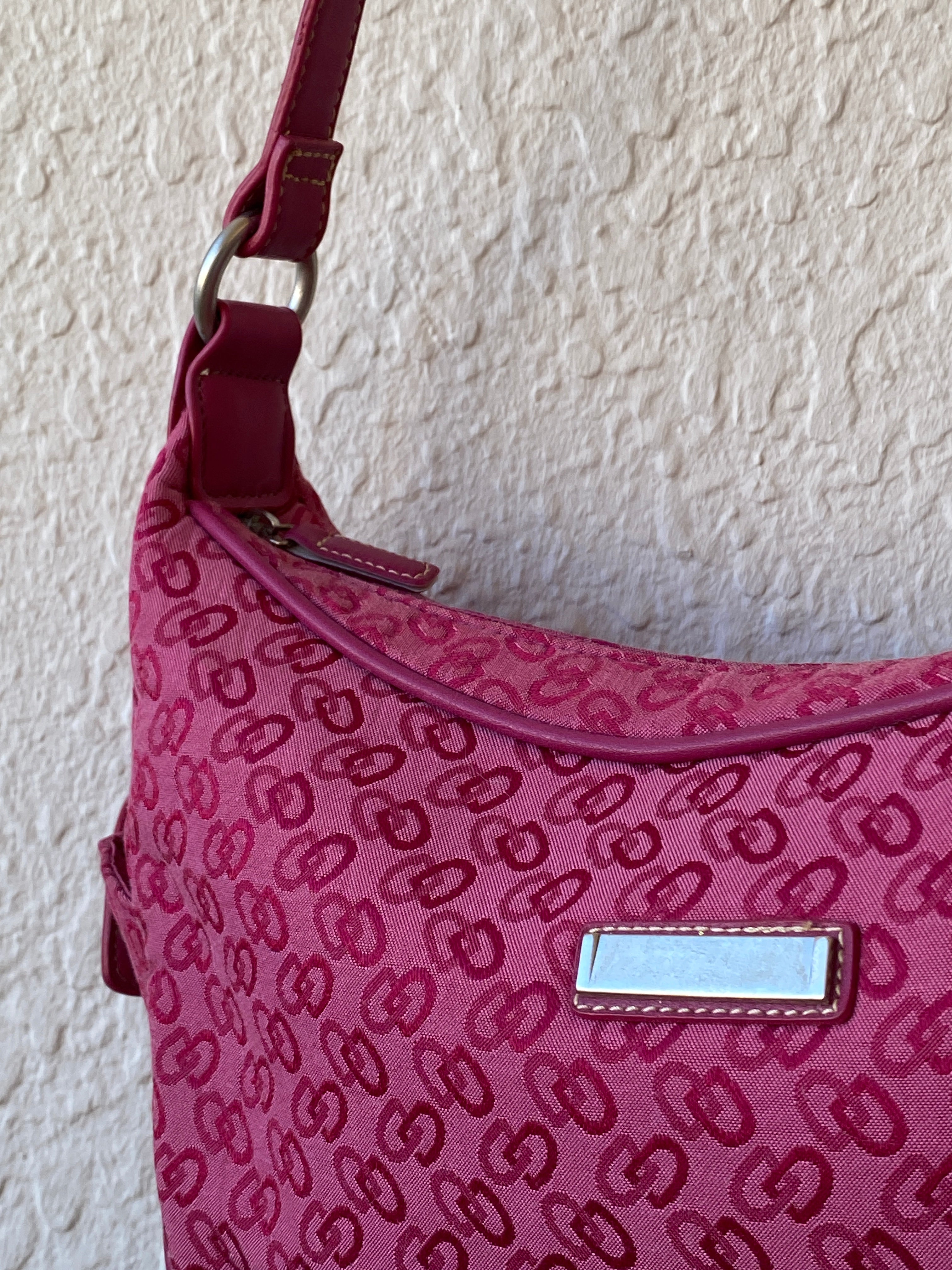 00s Y2K Pink Shoulder Bag With Pockets On The Side - Balagan Vintage Shoulder Bag 00s, 90s, bag, NEW IN, shoulder bag, Y2K