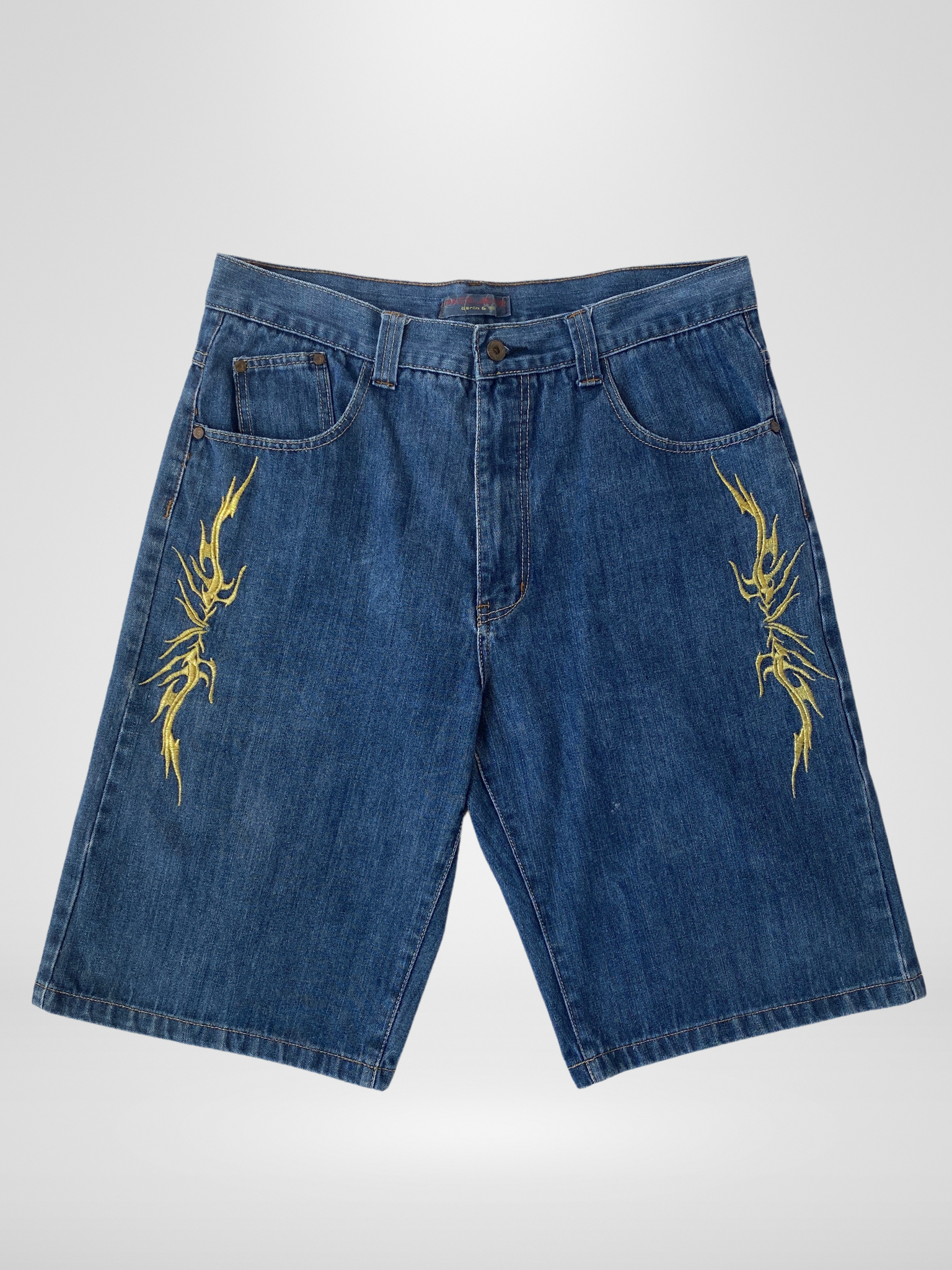 Y2K Paco Jeans Streetgear Embroidered Men‘s Jorts