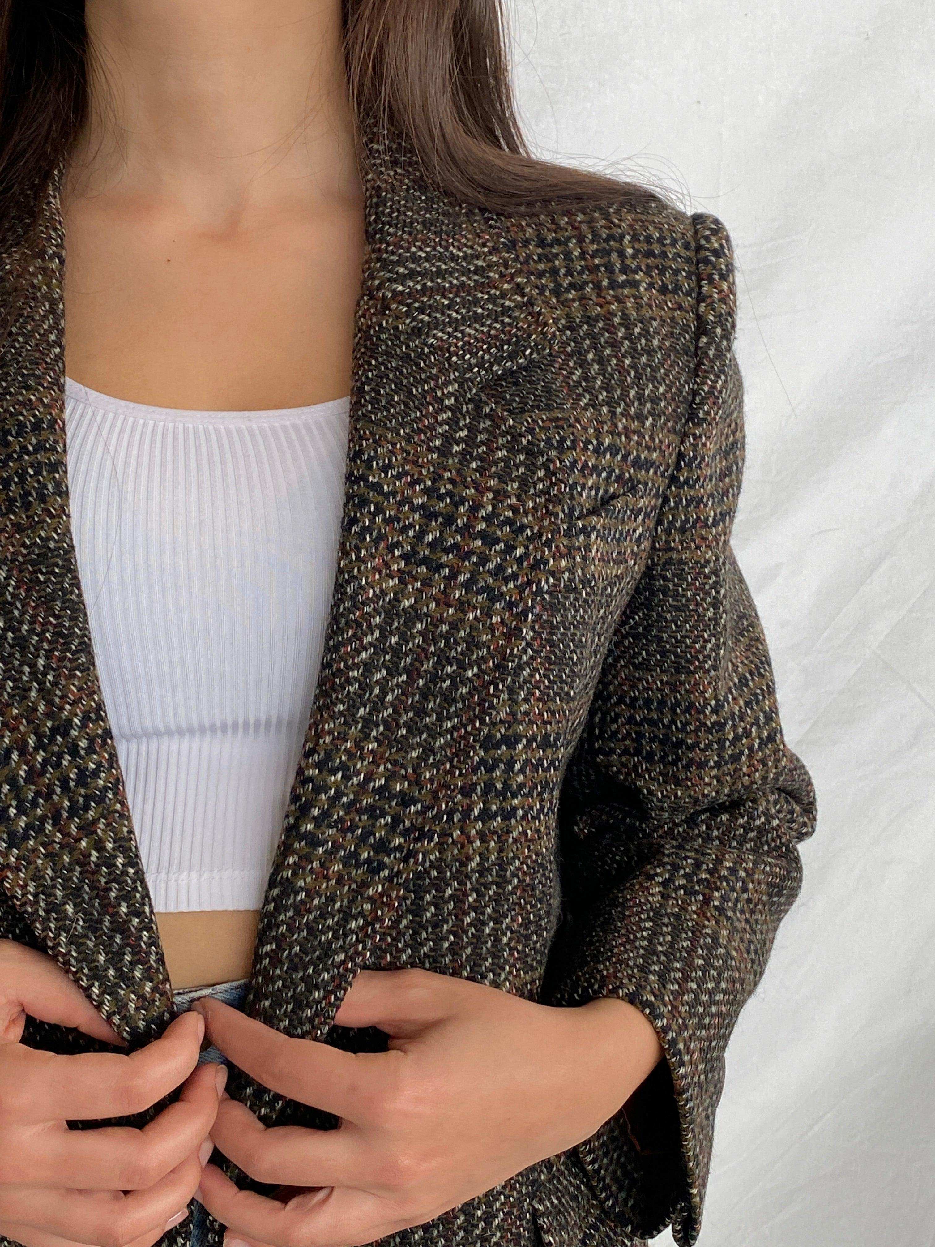 Vintage Oversized Tweed Blazer - Balagan Vintage Blazer 90s, Aseel, blazer, NEW IN, tweed blazer