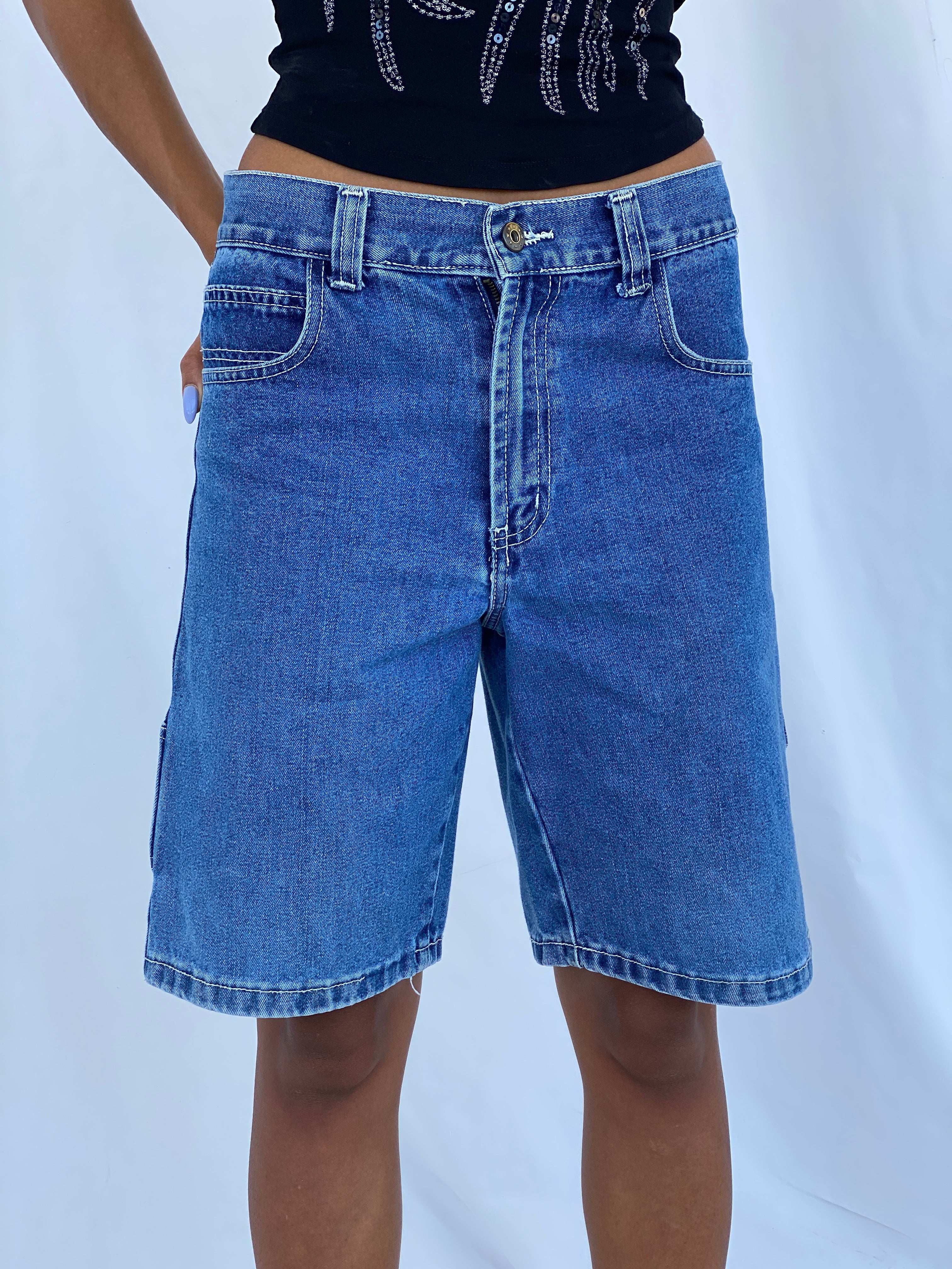 Vintage Carpenter Style Denim Shorts - Balagan Vintage Shorts 00s, 90s, NEW IN, shorts, summer, Tojan