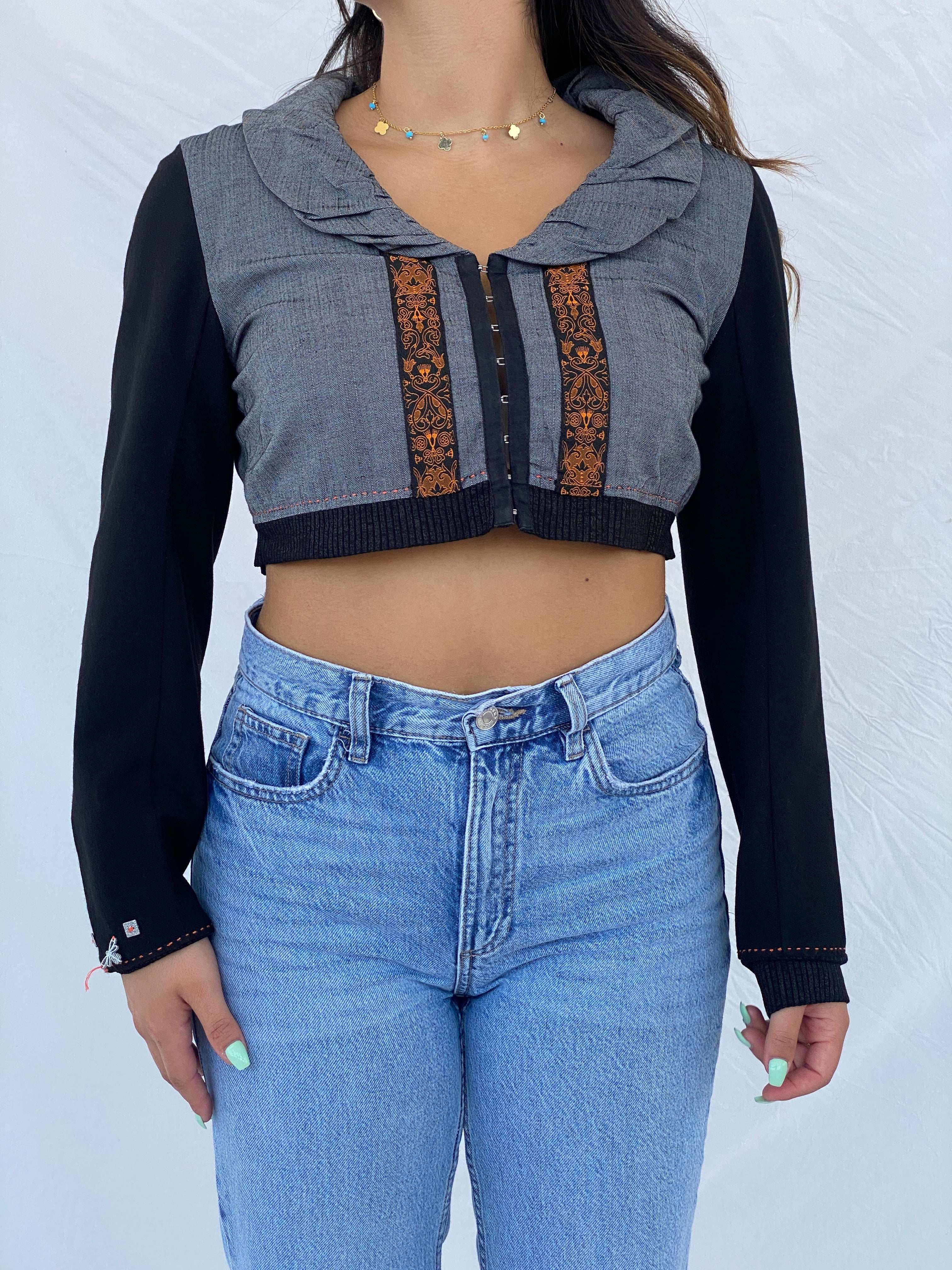 Cybery2k La Mode Est À Vous Cropped Bolero Jacket - M - Balagan Vintage Jacket 00s, cropped, jacket, Lana, NEW IN, summer