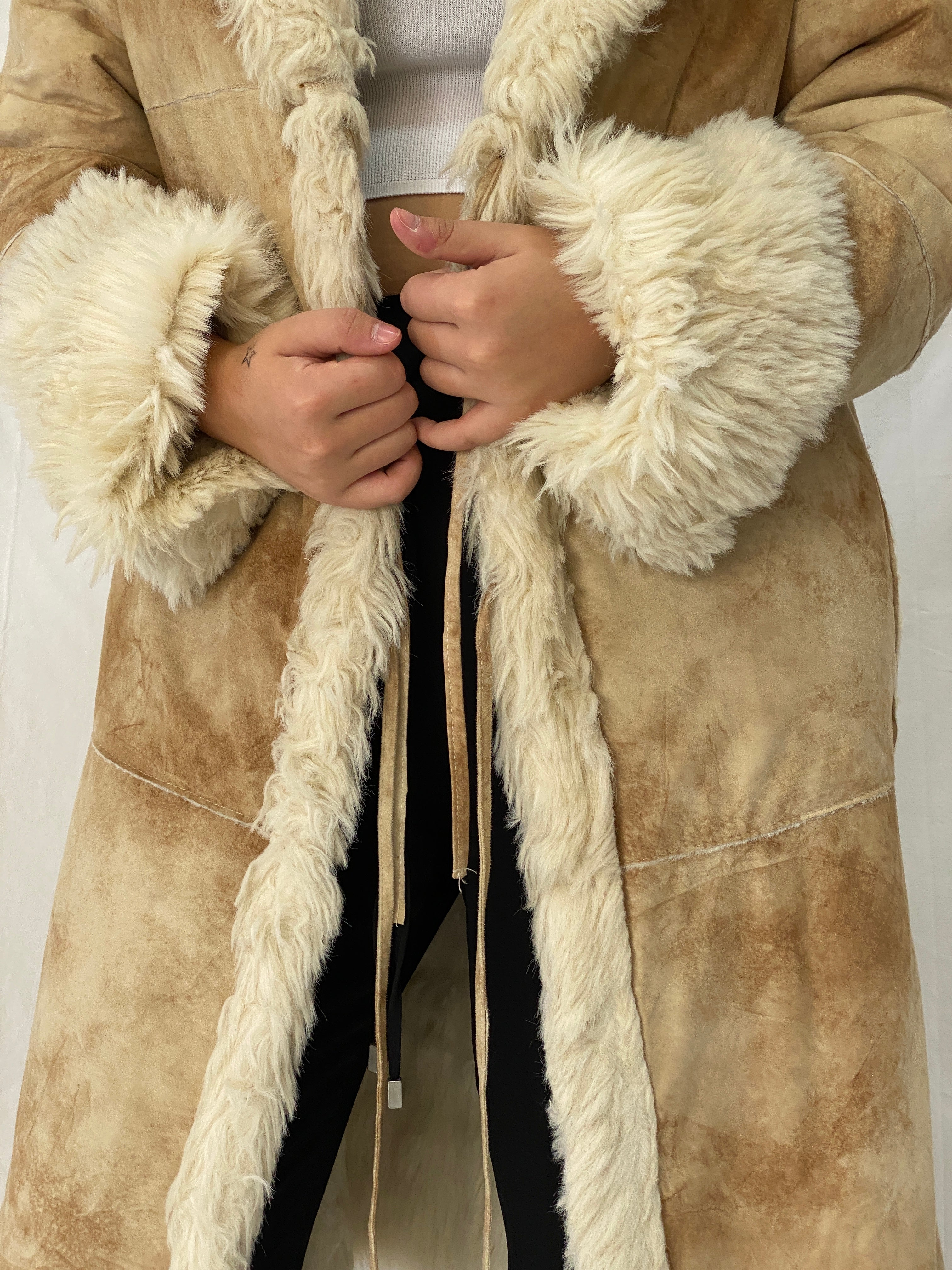70s FREEHORN by Conbipel Italian Genuine Leather Winter Coat
