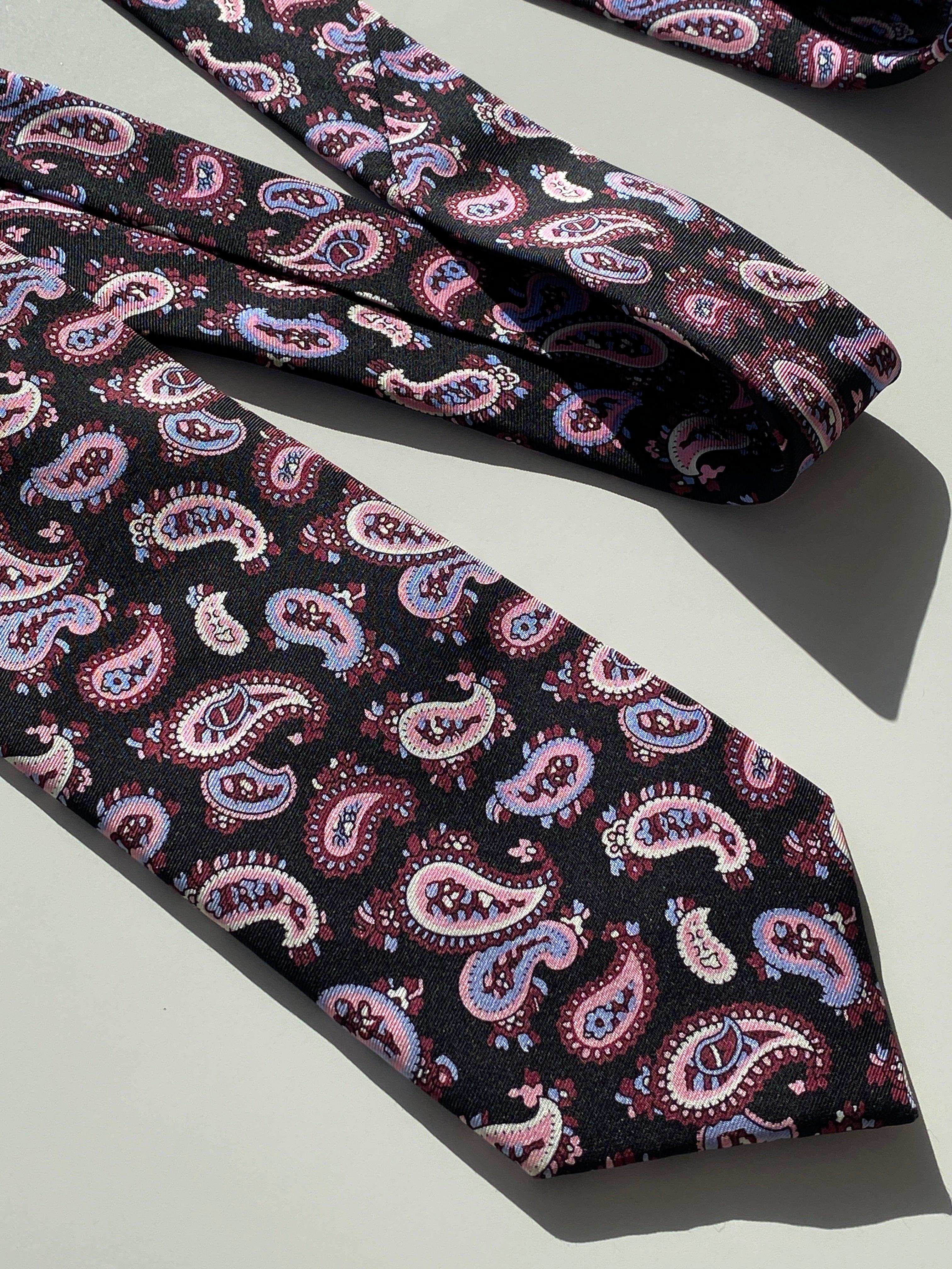 Vintage Paul Kehl Printed Silk Tie - Balagan Vintage Ties 80s, 90s, graphic ties, NEW IN, printed ties, tie, vintage ties