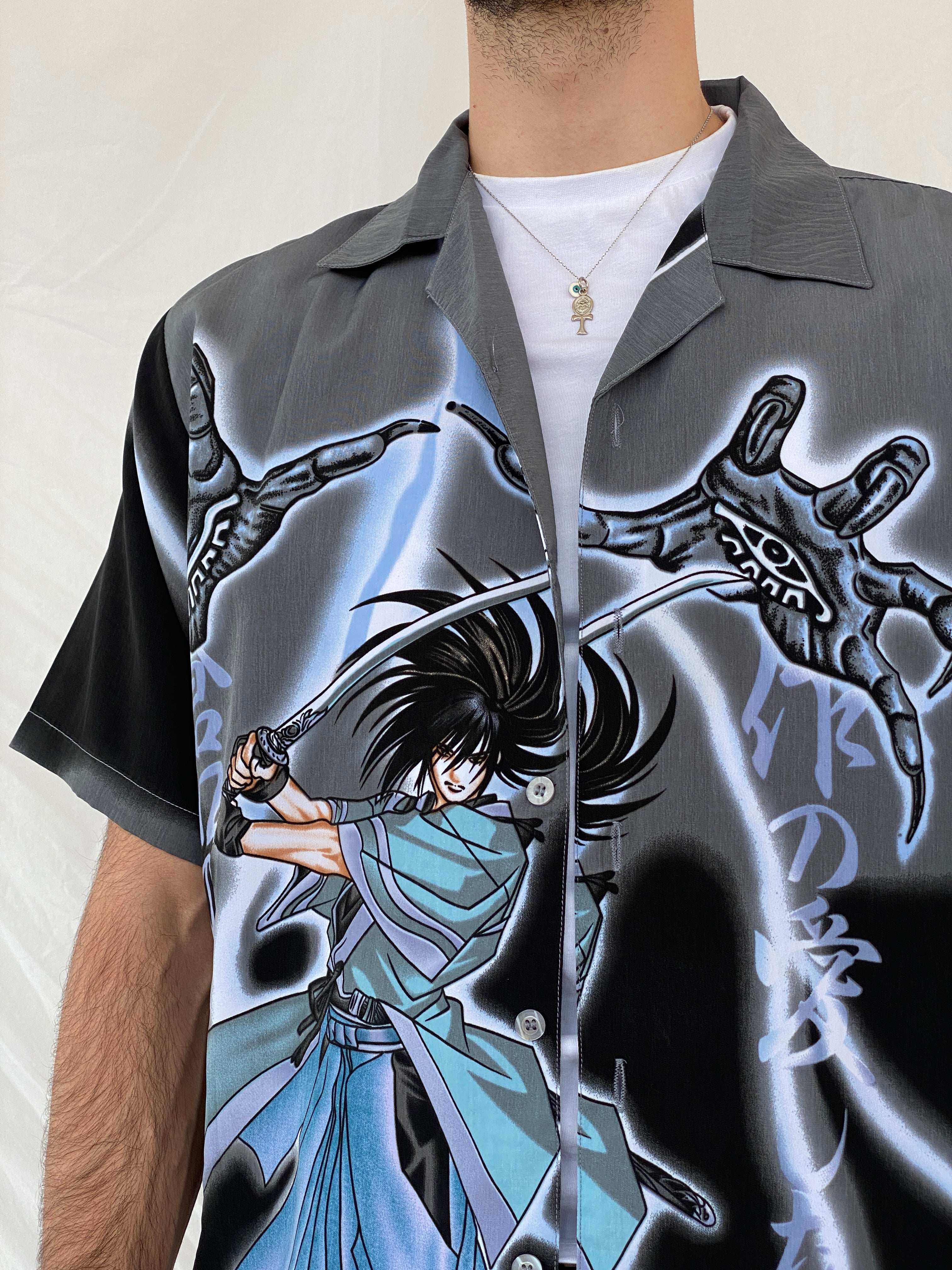 Vintage Y2K All Things Collection Anime Shirt Size M - Balagan Vintage Half Sleeve Shirt 00s, 90s, Anime, Awsam, half sleeve shirt, NEW IN, printed shirt