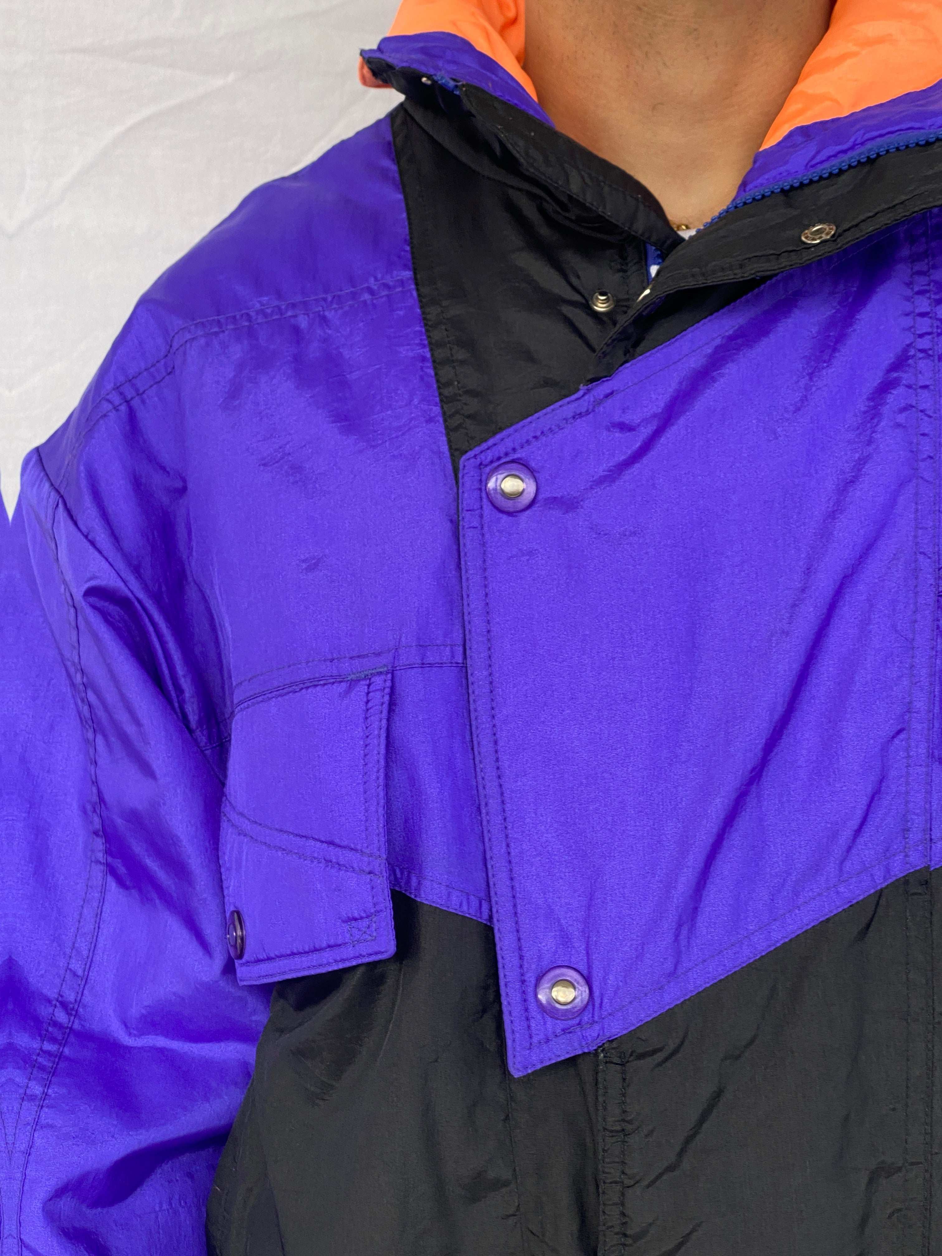 Vintage White Stag Purple Puffer Ski Jacket - Size M - Balagan Vintage Ski Jacket 80s, 90s, Abdullah, ski jacket, winter