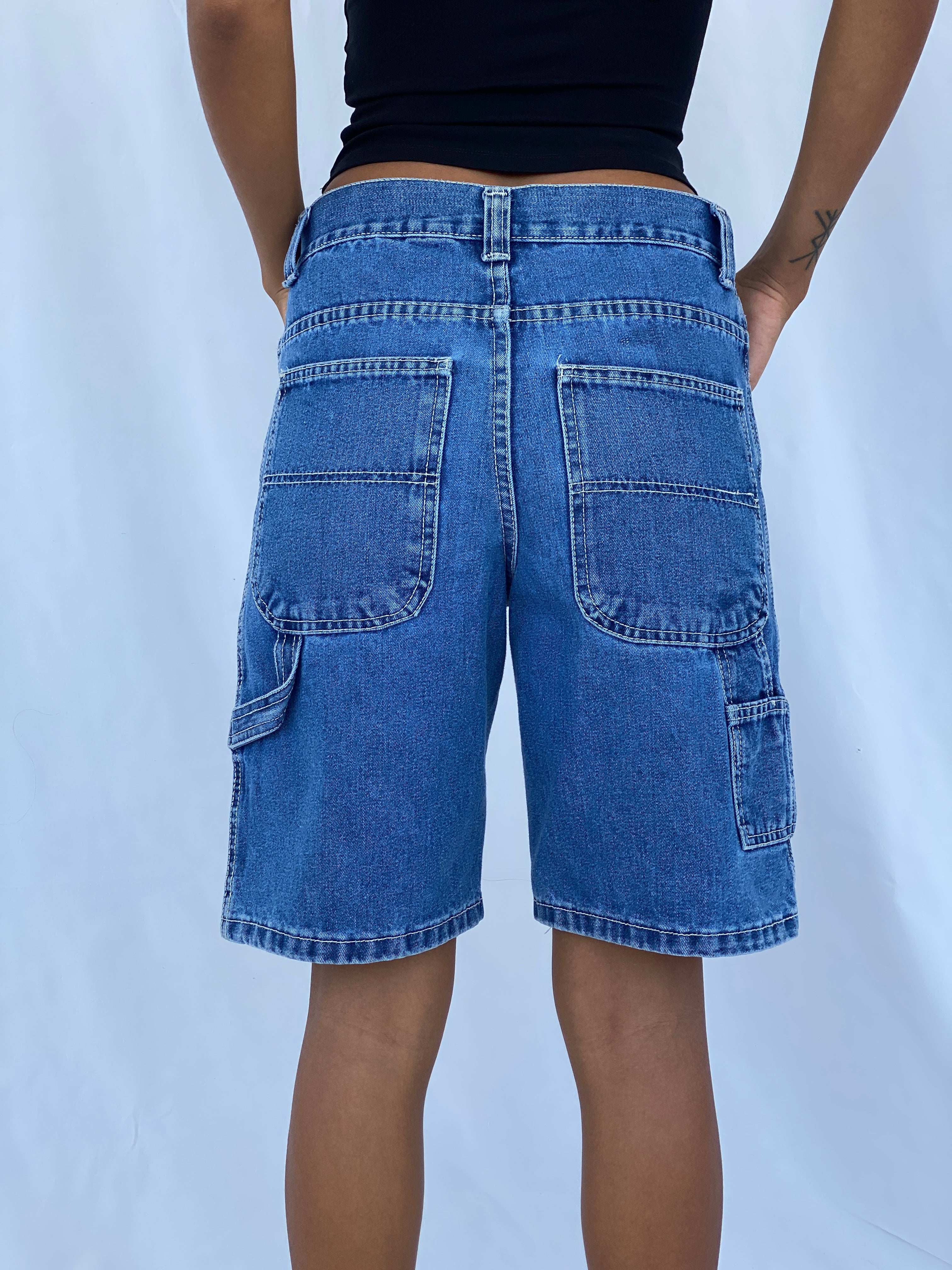 Vintage Carpenter Style Denim Shorts - Balagan Vintage Shorts 00s, 90s, NEW IN, shorts, summer, Tojan