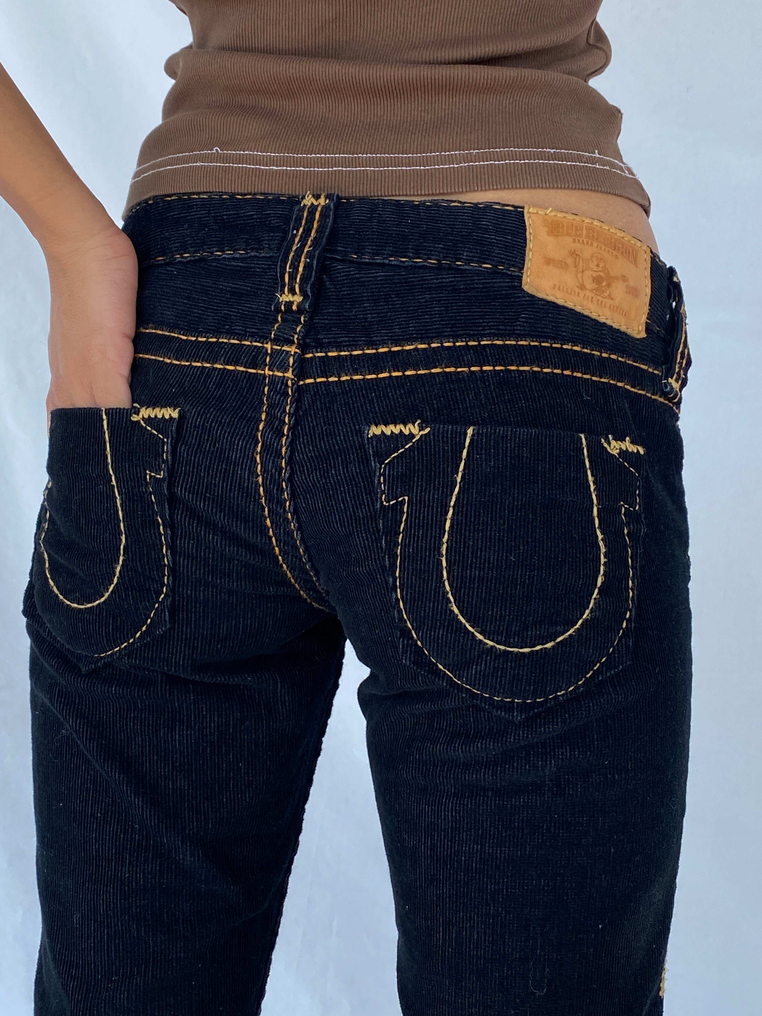 Vintage True Religion Corduroy Low Rise Pants - Balagan Vintage Corduroy Pants 00s, 90s, corduroy pants, Tojan