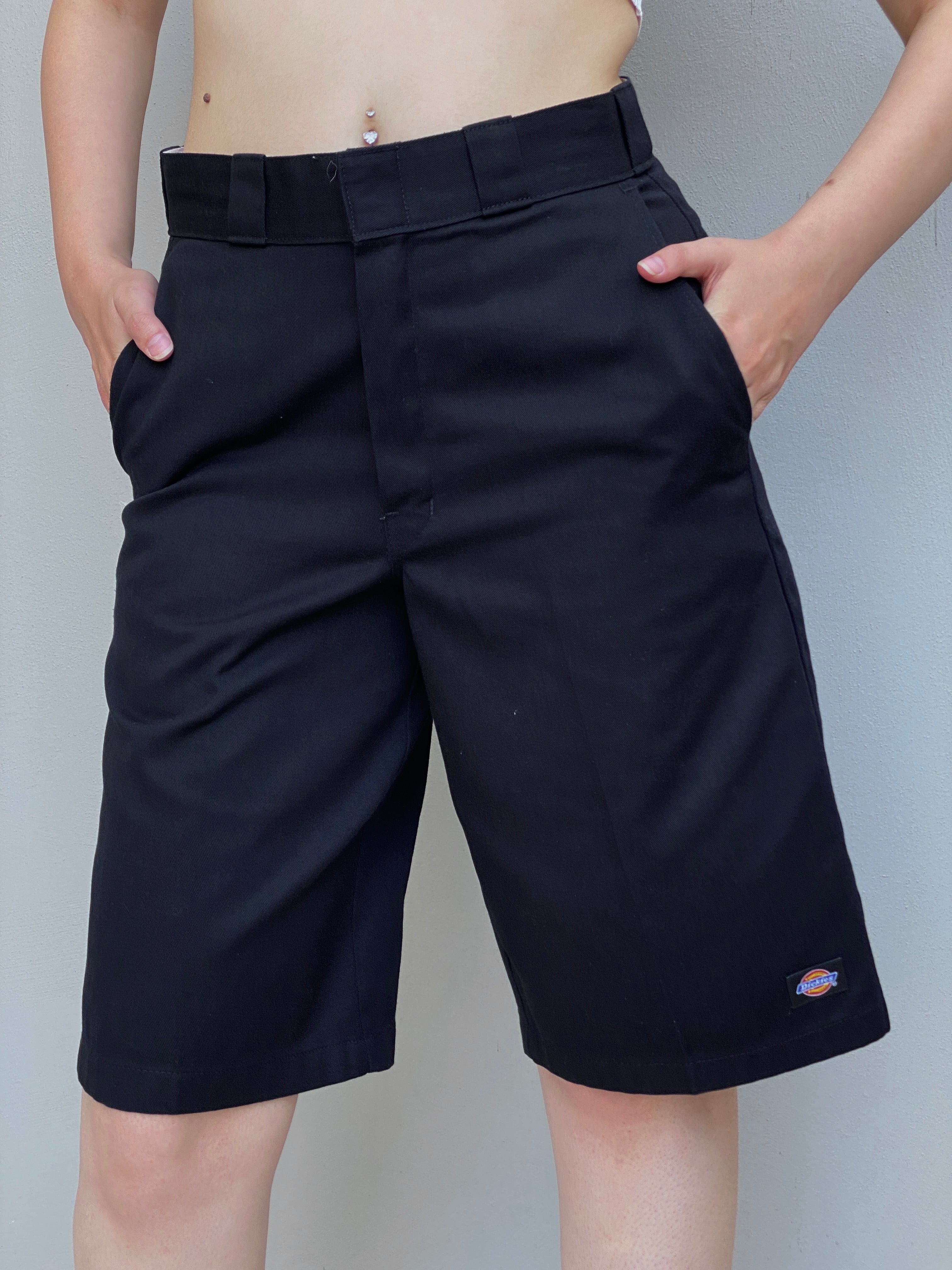 Vintage Dickies Black Workwear Relaxed Fit Utility Shorts – M