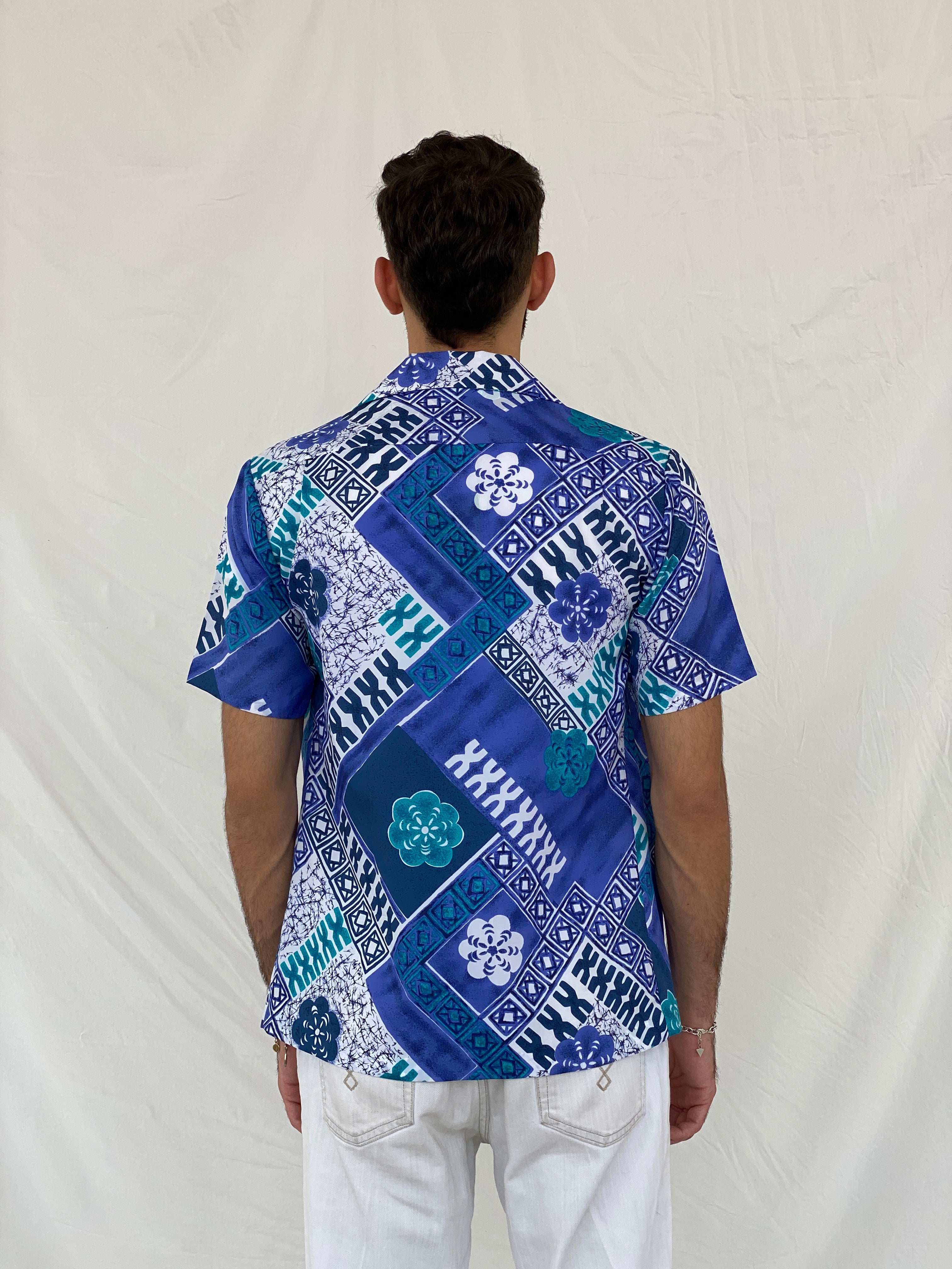 Vintage Pomare Hawaii Printed Summery Shirt Size S - Balagan Vintage Half Sleeve Shirt 00s, 90s, Awsam, half sleeve shirt, NEW IN, printed shirt