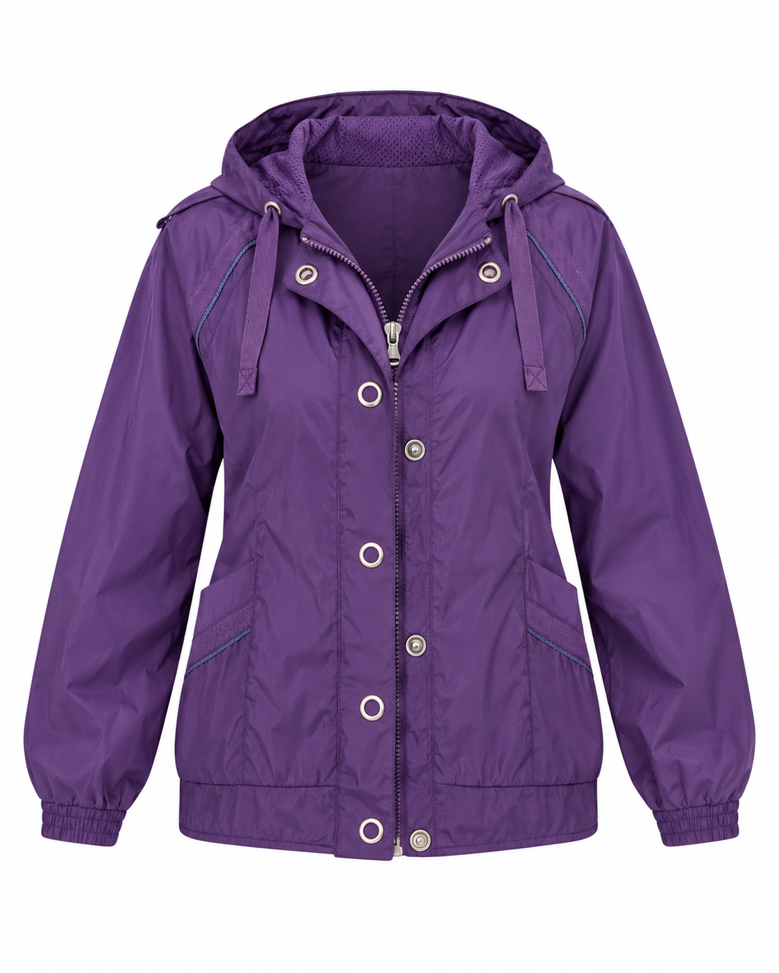 Adidas x Stella McCartney Purple Windbreaker Track Lightweight Sports Jacket - L