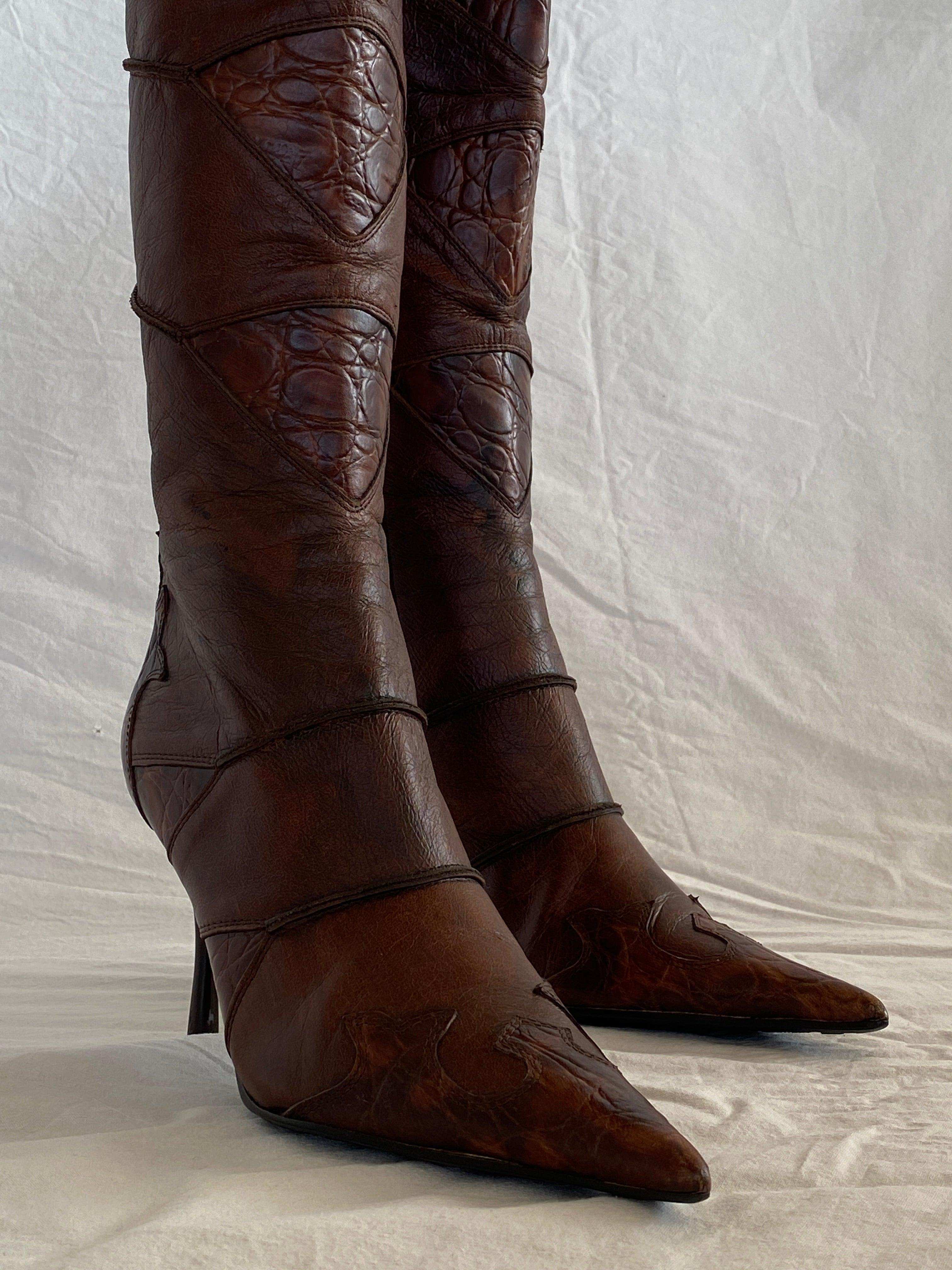 Western high heel on sale boots