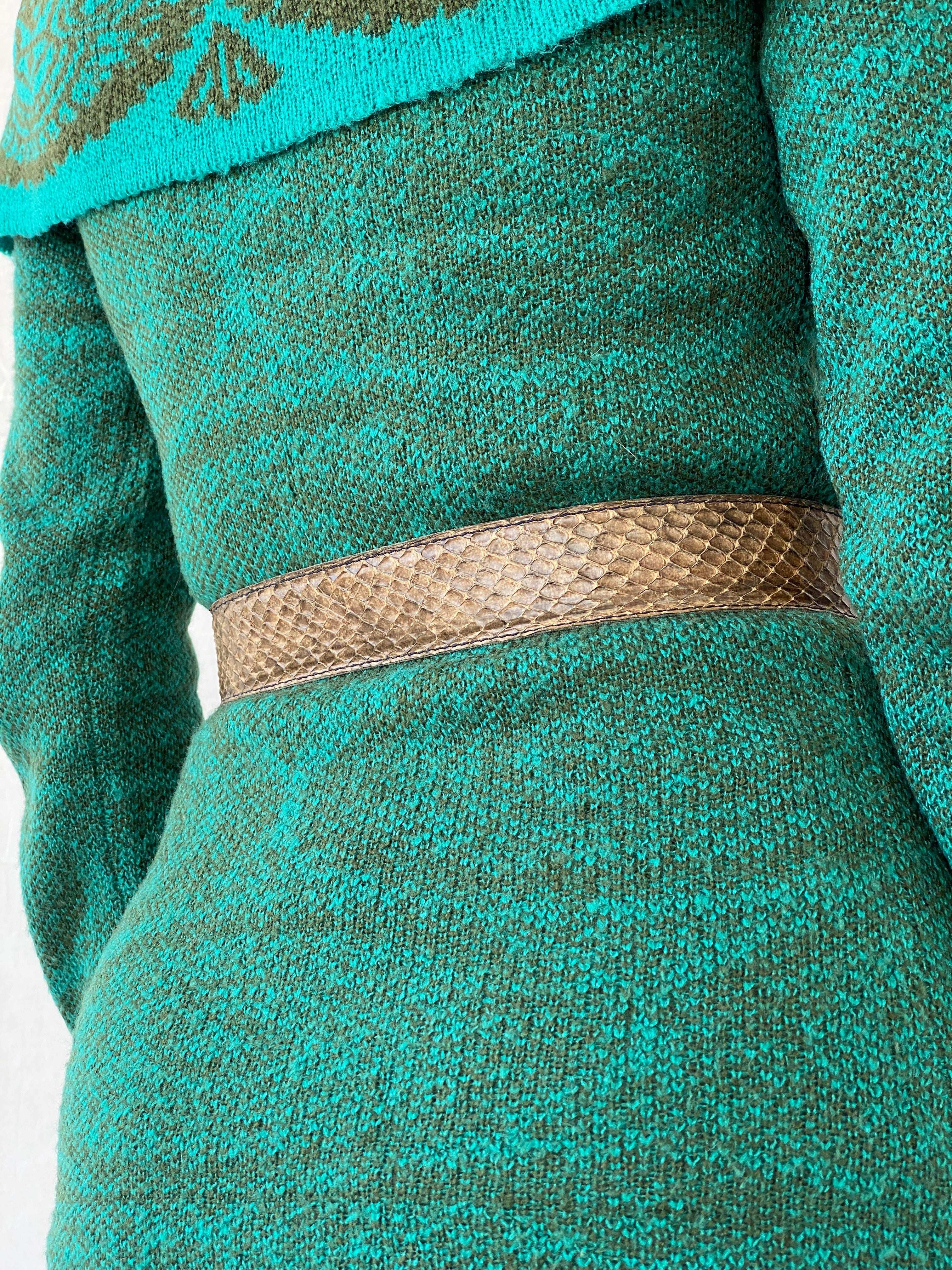 Y2K Snakeskin Belt