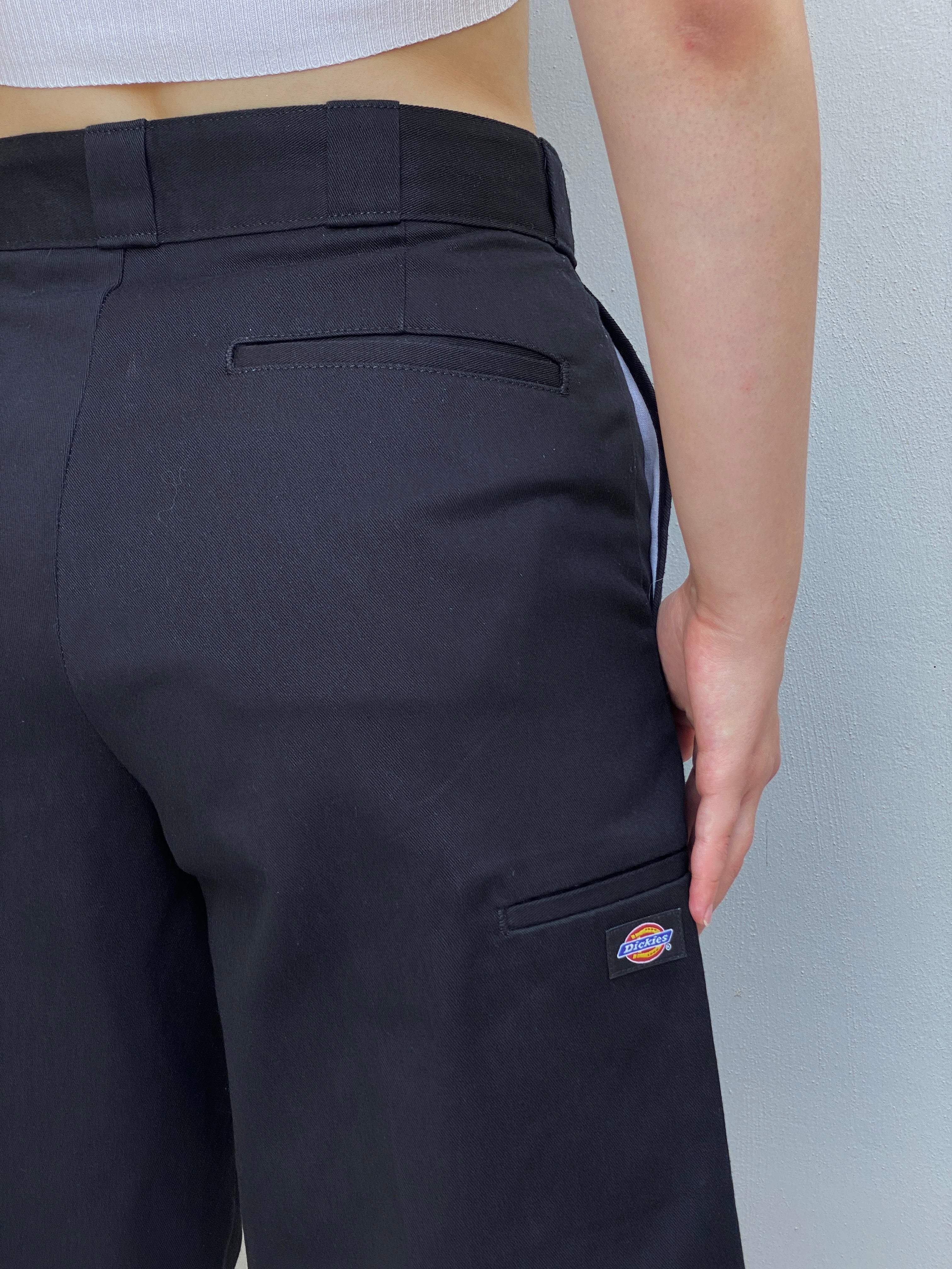 Vintage Dickies Black Workwear Relaxed Fit Utility Shorts – M