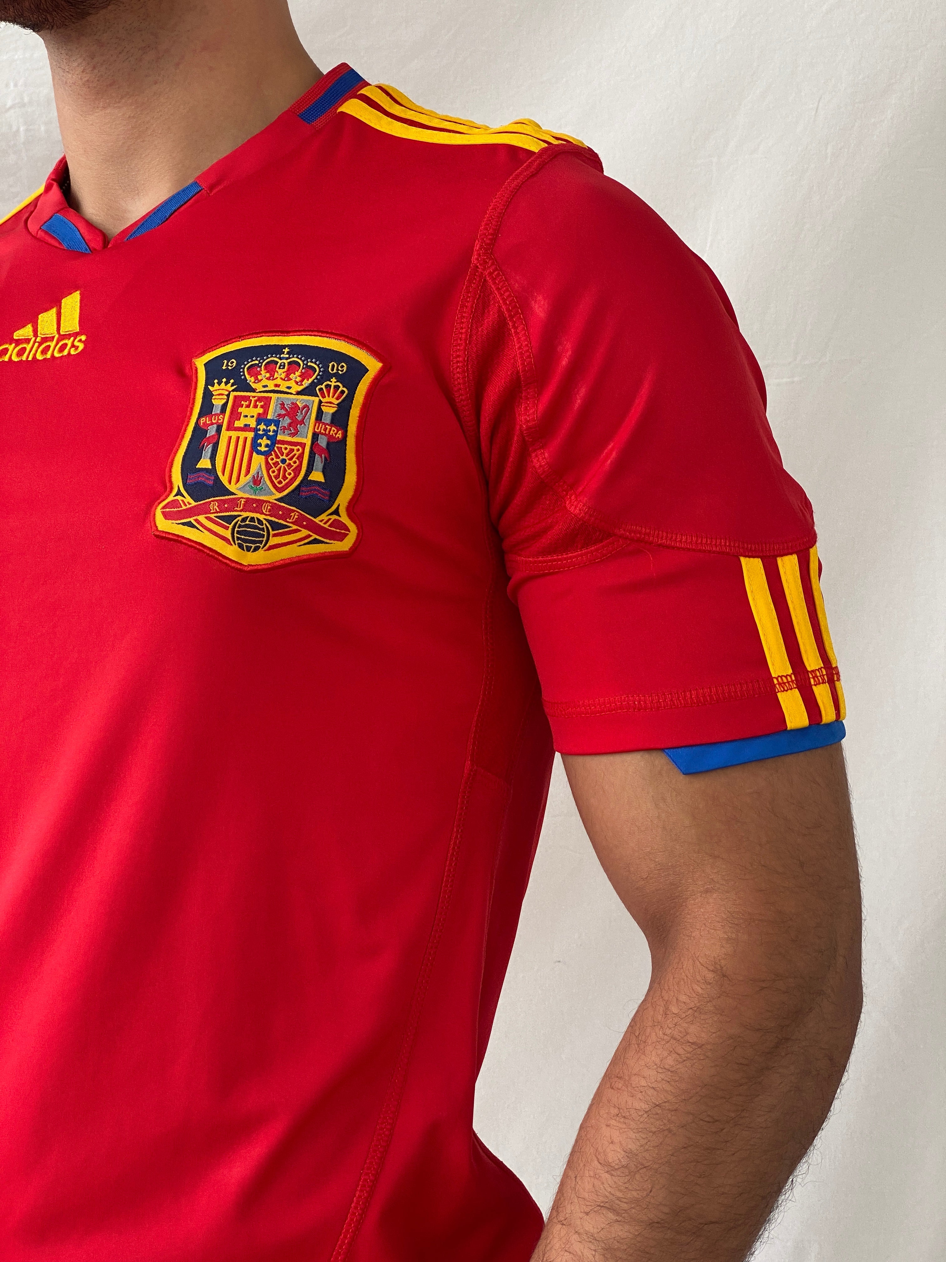 Adidas Spain 2010 World Cup Home Red Torres 9 Men’s Jersey - M