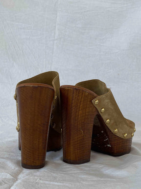 Sandy For Divarese Open Toe Clog Sandals - Balagan Vintage