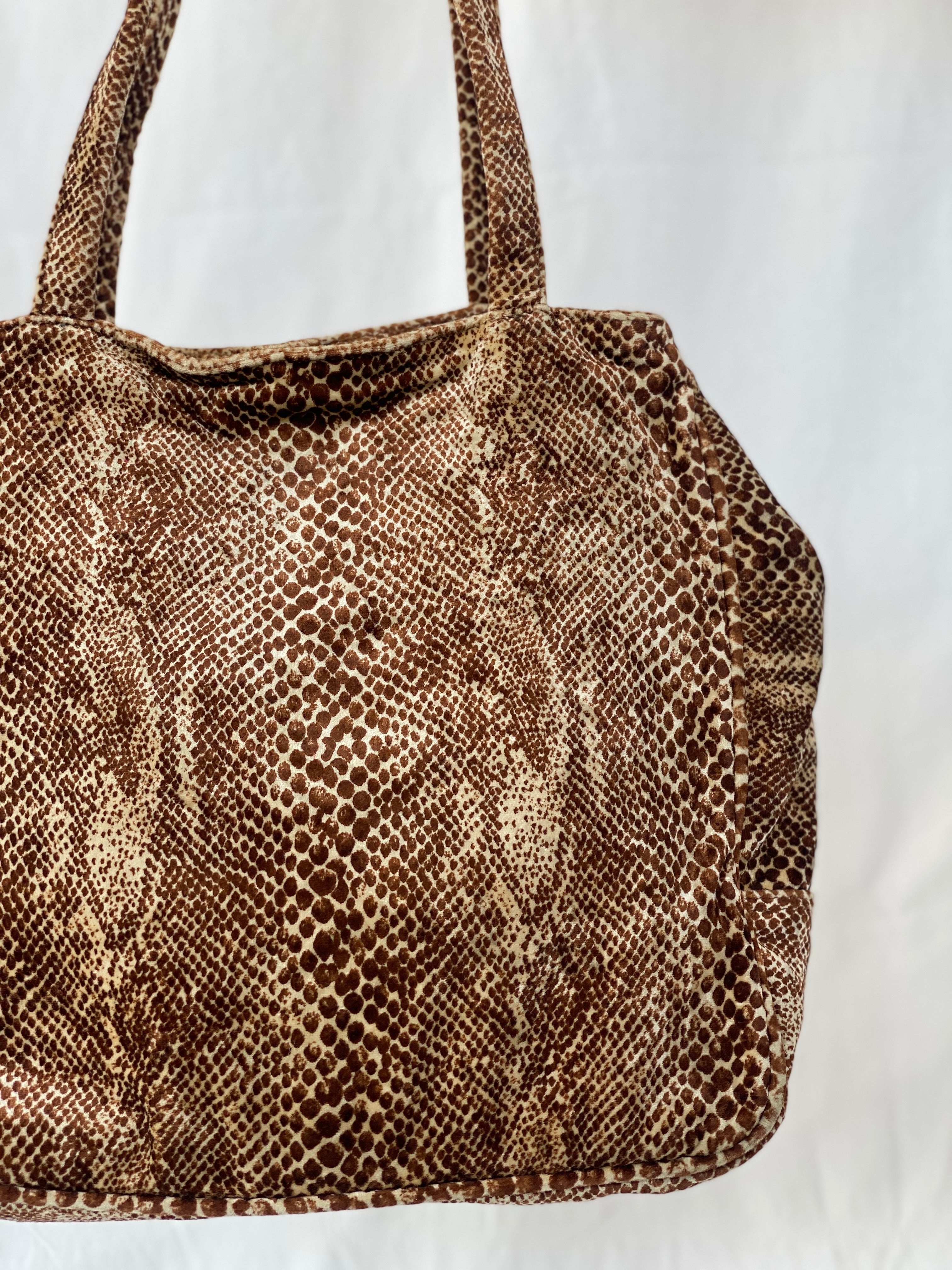 Rebeca Sanver Spain Snake Print Shoulder Bag - Balagan Vintage Shoulder Bag animal print, bag, handbag, NEW IN, shoulder bag