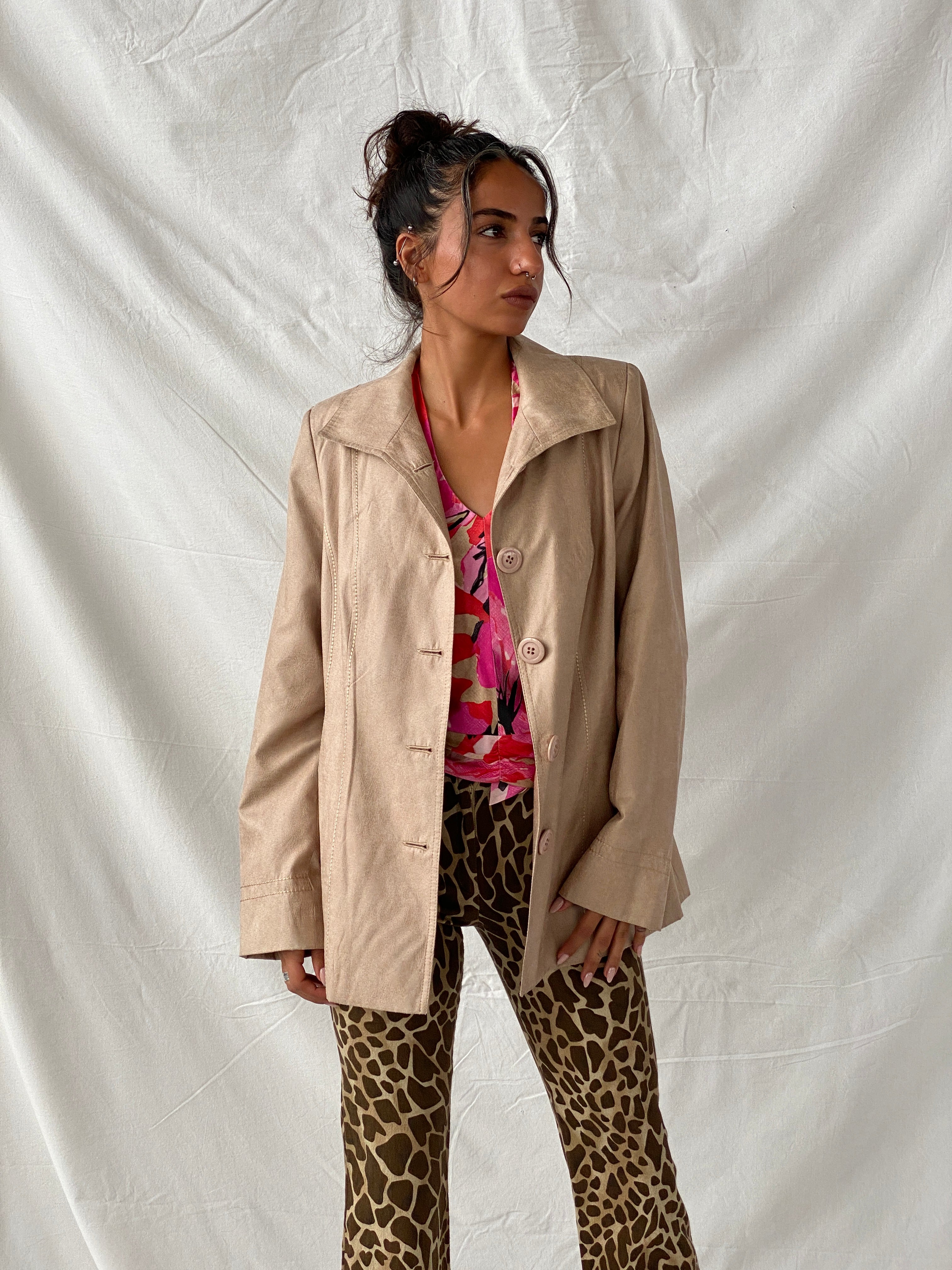 Vintage GAJ Collection Fashion Beige Blazer - L