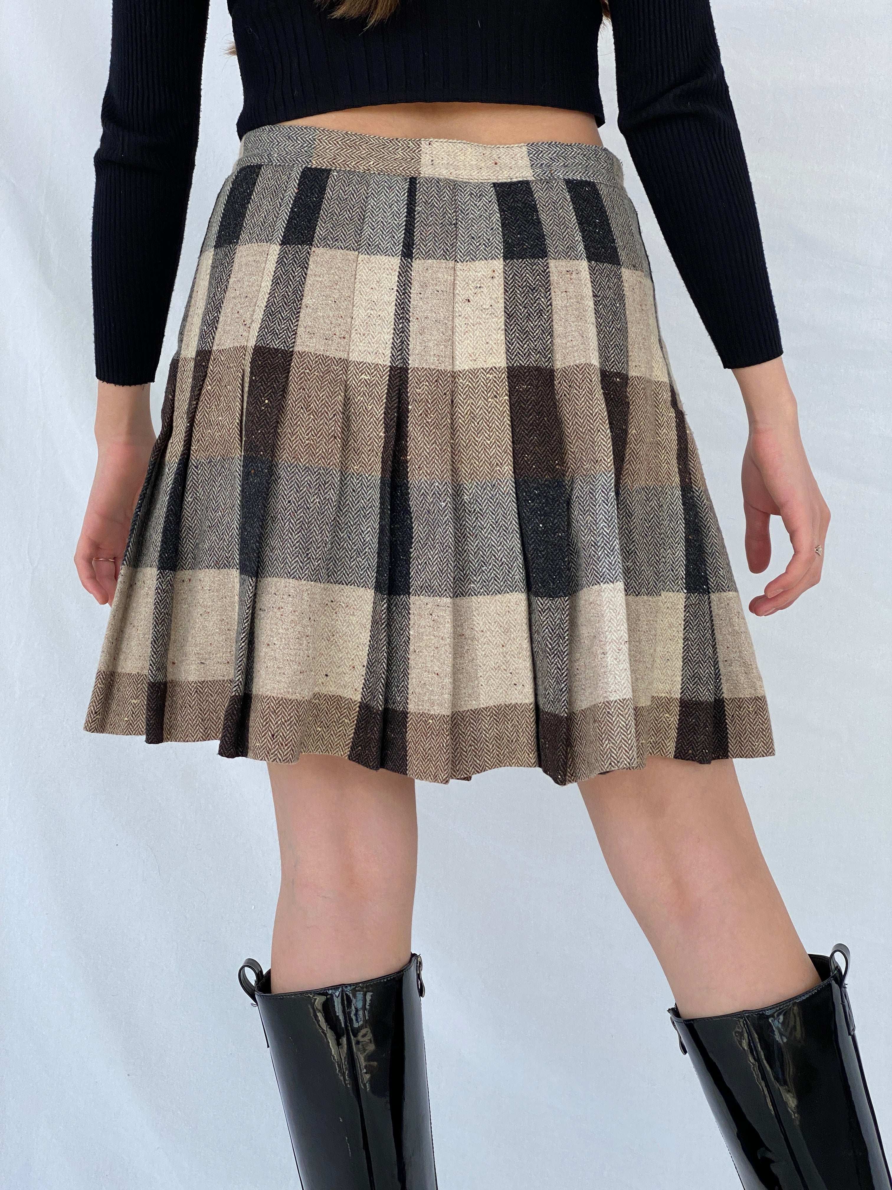 Vintage Plaid Mini Skirt - Balagan Vintage Mini Skirt 00s, 90s, mini skirt, Mira, NEW IN