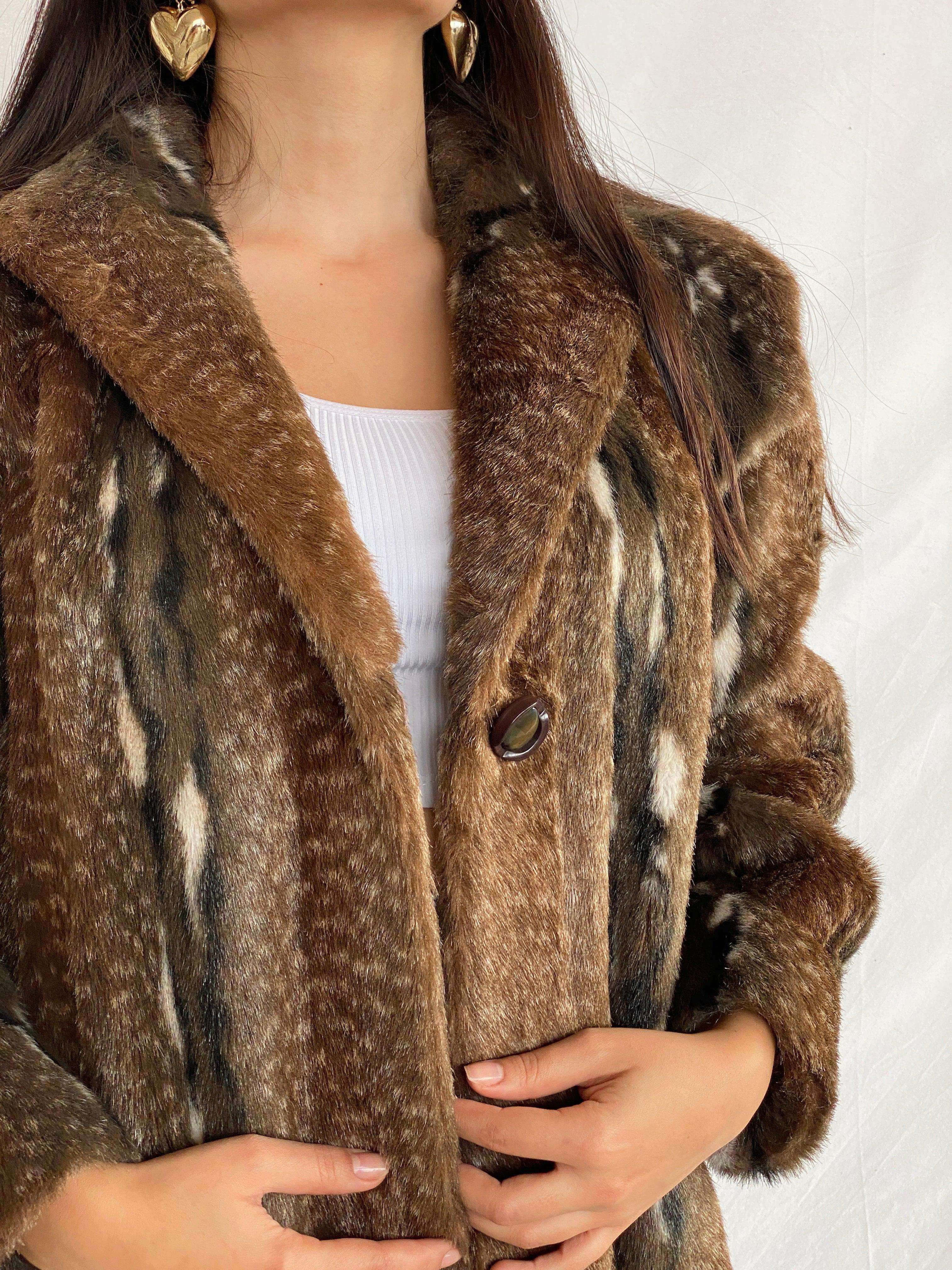 Tissavel faux sale fur coat