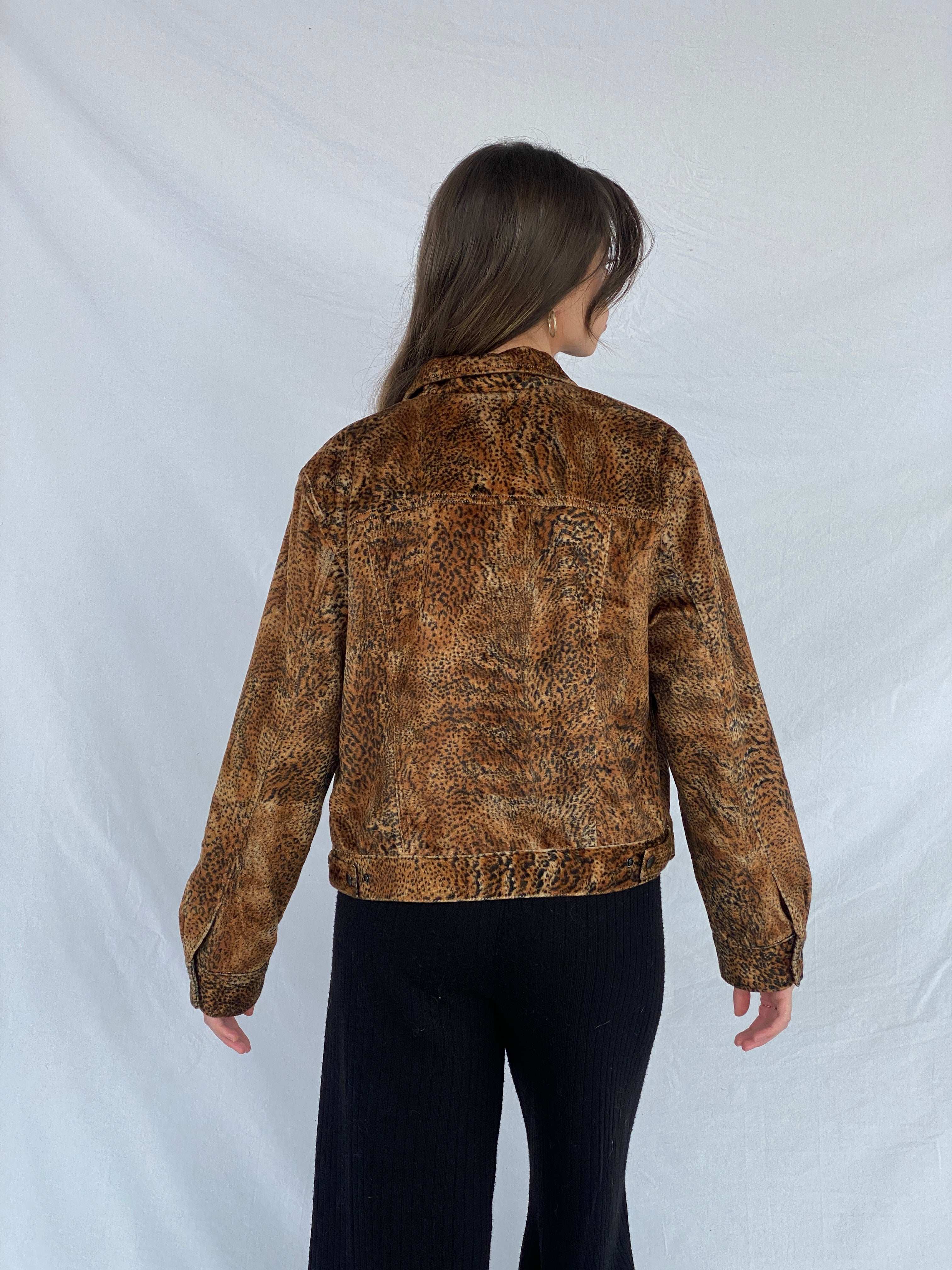 Vintage Jones New York Leopard Print Jacket - Balagan Vintage Jacket 00s, 90s, jacket, leopard print, Mira, vintage jacket