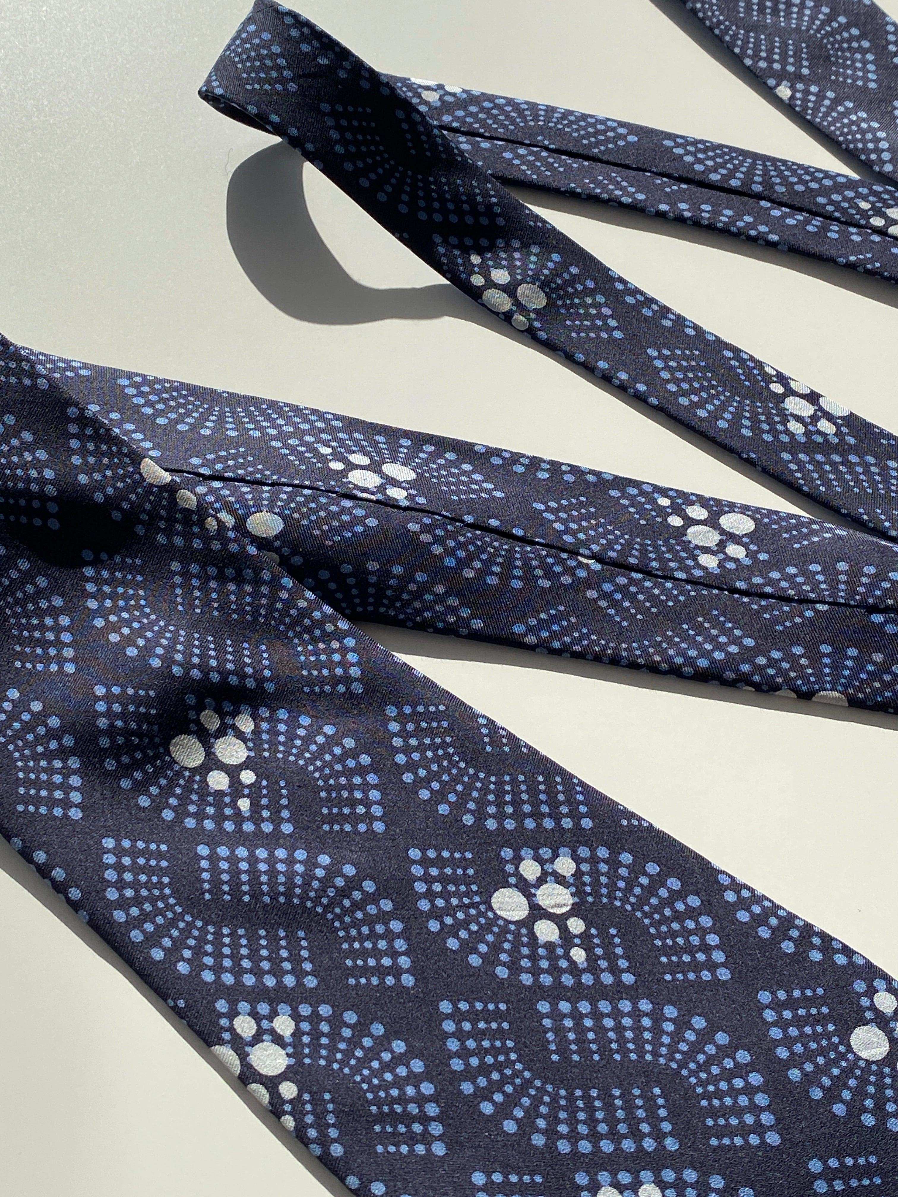 Vintage 80s Reine Seide Printed Silk Tie - Balagan Vintage Ties 80s, 90s, graphic ties, NEW IN, printed tie, tie, vintage ties