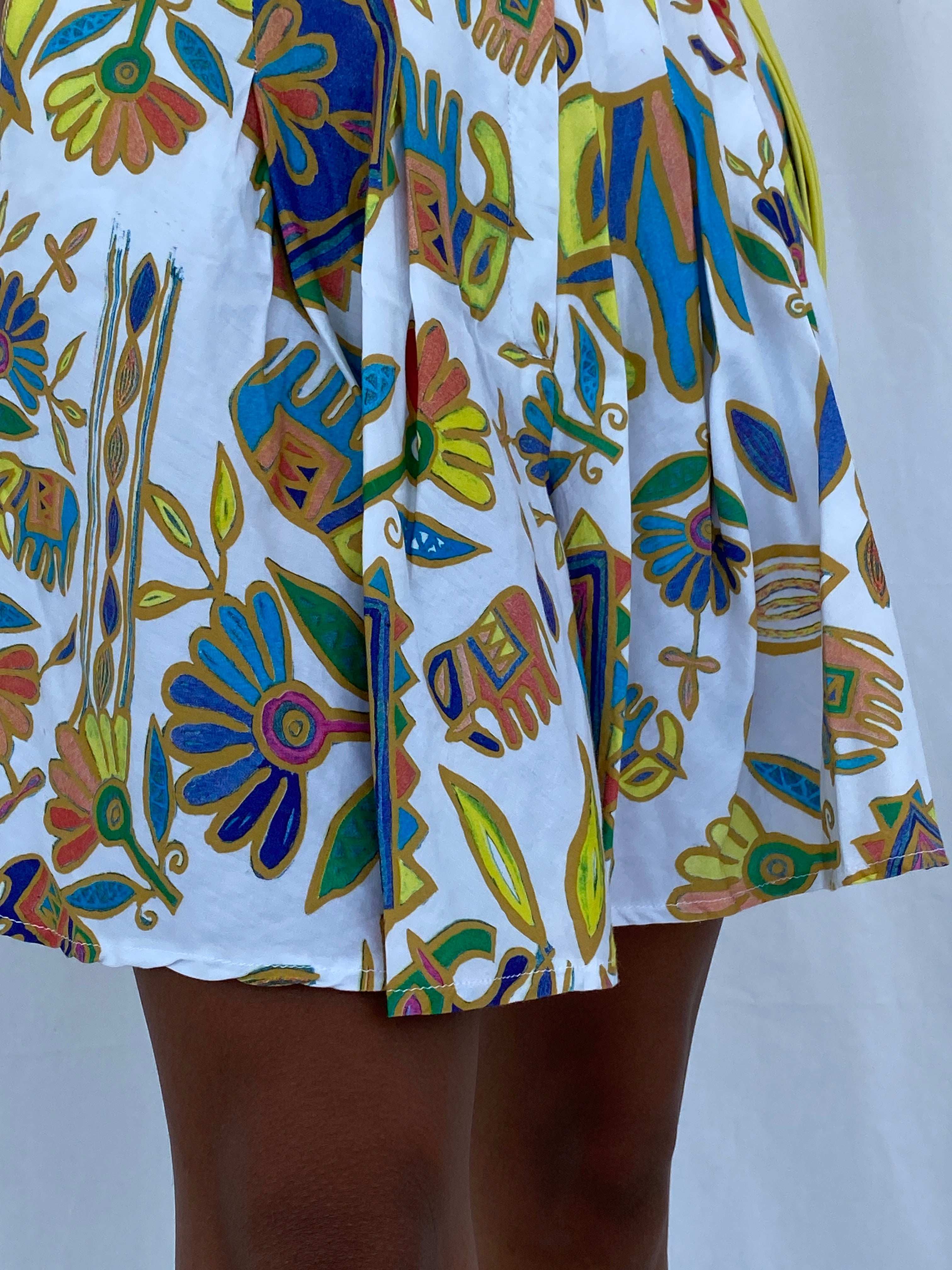 Vintage 90s Punto Linea Floral Shorts - Size XS - Balagan Vintage Shorts 00s, 90s, NEW IN, shorts, summer, Tojan