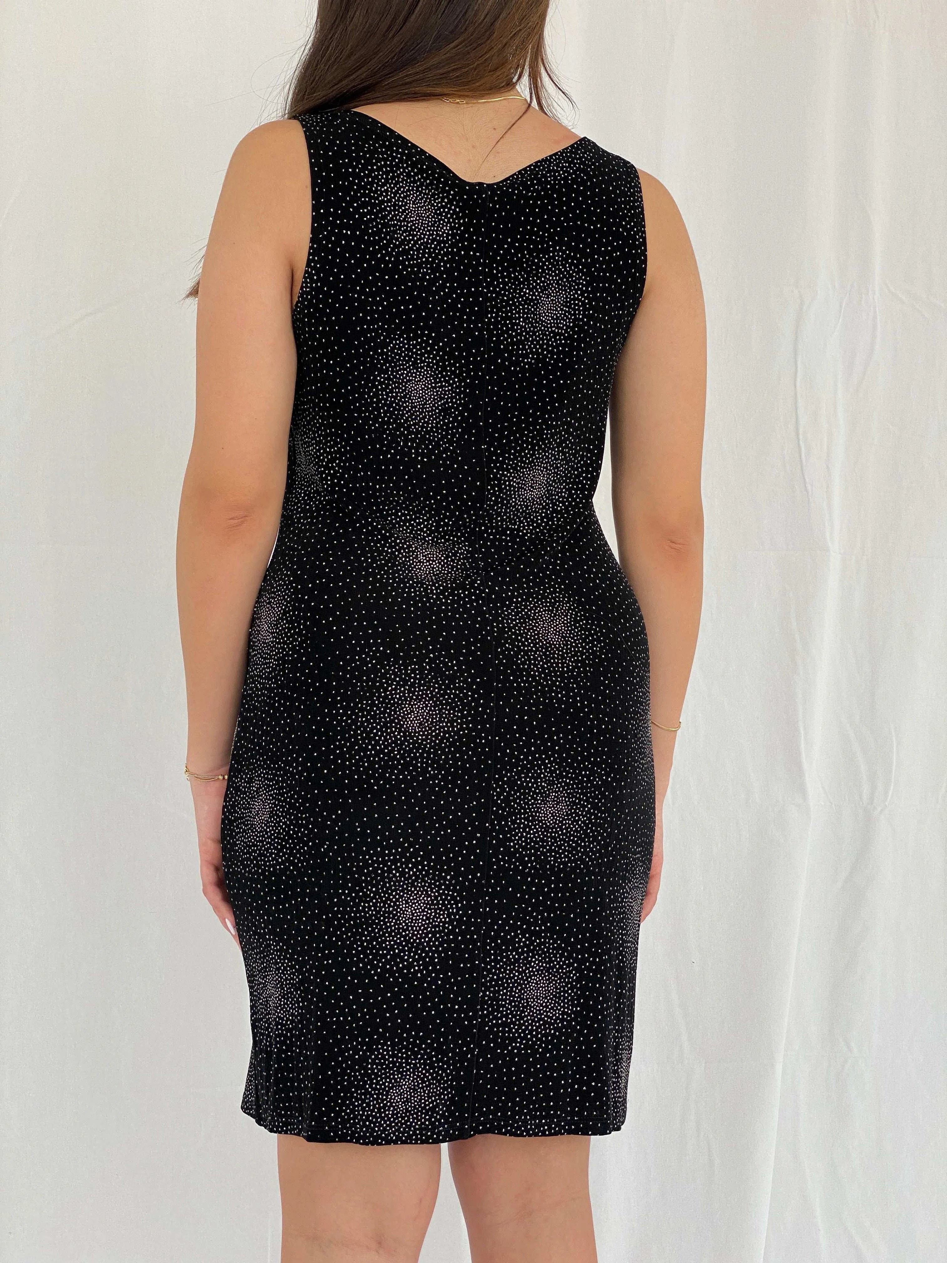 90s Millennium Fitted Shimmery Party Dress Size L - Balagan Vintage Midi Dress 00s, 00s dress, Deals, midi dress, Rama, shimmer