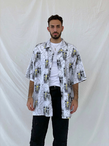 90s/00s South Pole Graphic Oversized HipHop Shirt Size 2XL - Balagan Vintage Half Sleeve Shirt 00s, 90s, Awsam, graphic, half sleeve shirt, printed shirt