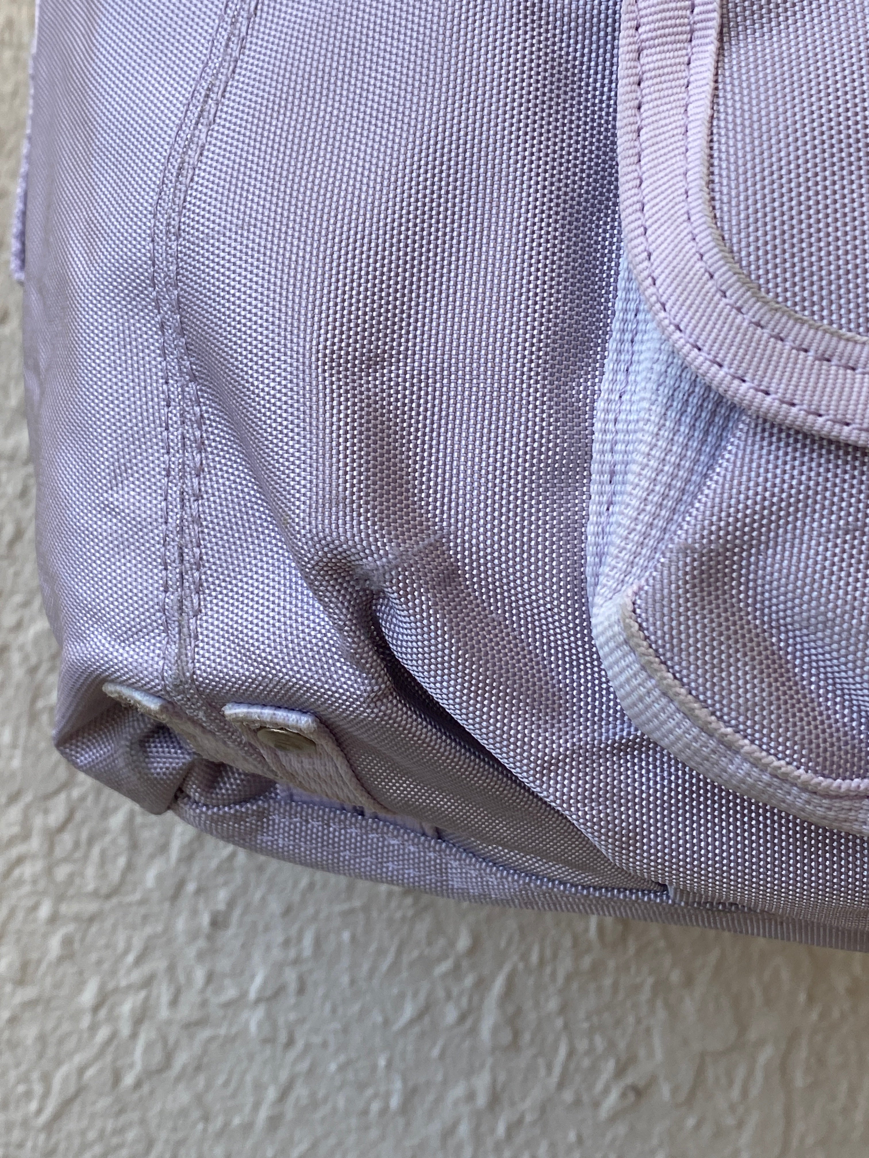 Vintage Y2K George Gina & Lucy Lilac Nylon Utility Handbag