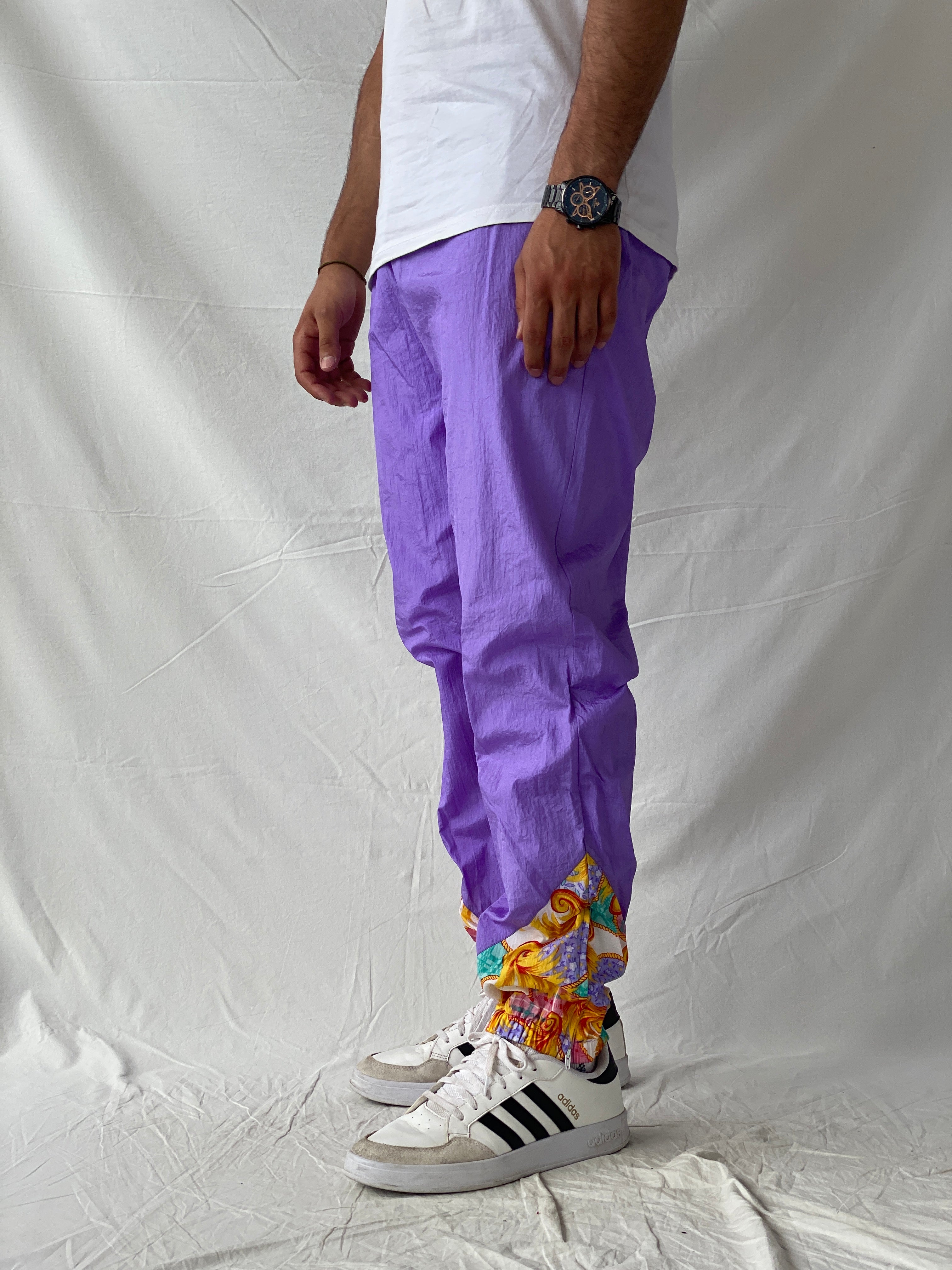 Vintage 80s/90s Sportswear Purple Windbreaker Track Pants - S