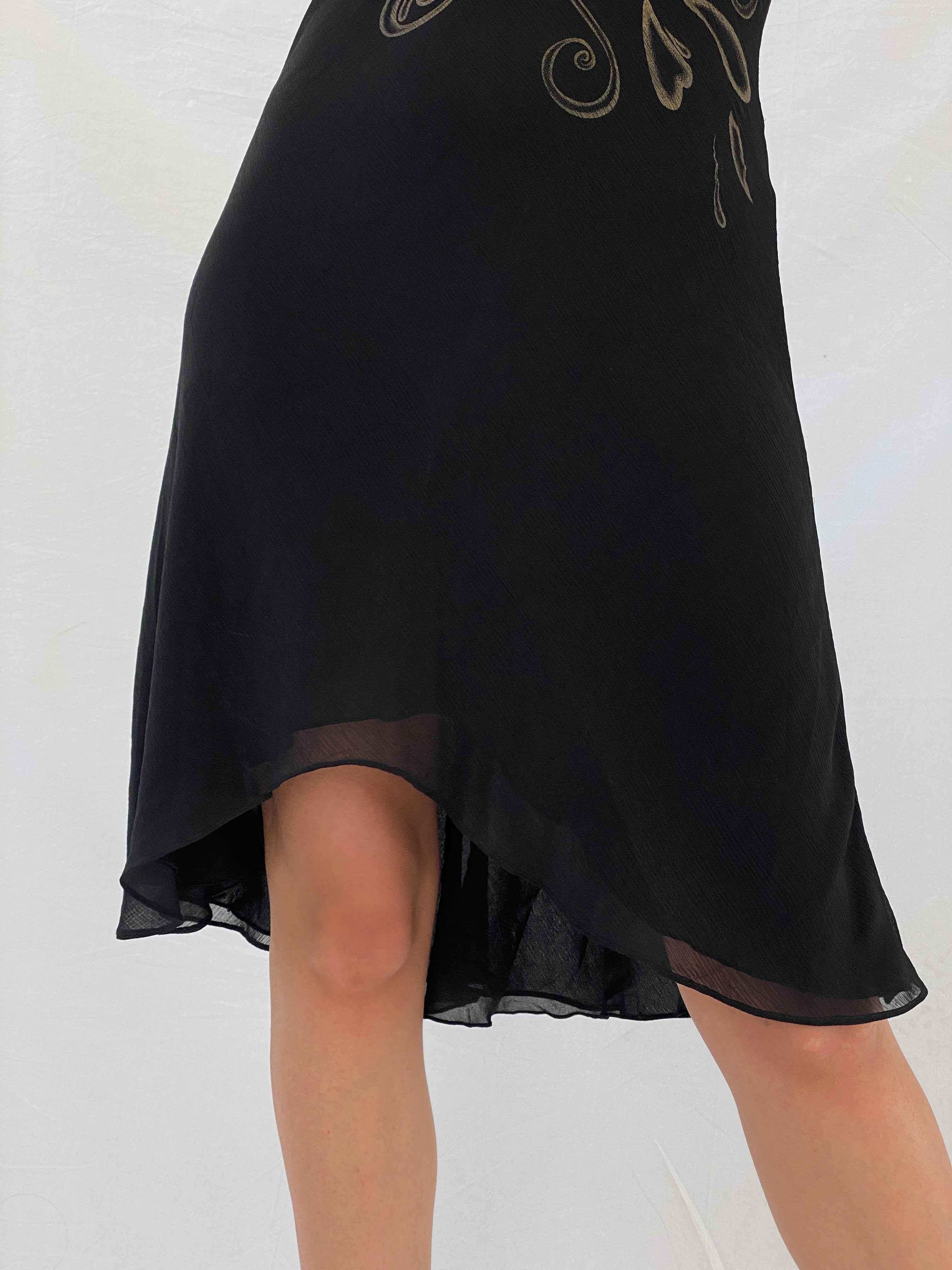 Gorgeous Wish Halter Dress - Balagan Vintage Midi Dress 00s, 90s, black dress, midi dress, Mira