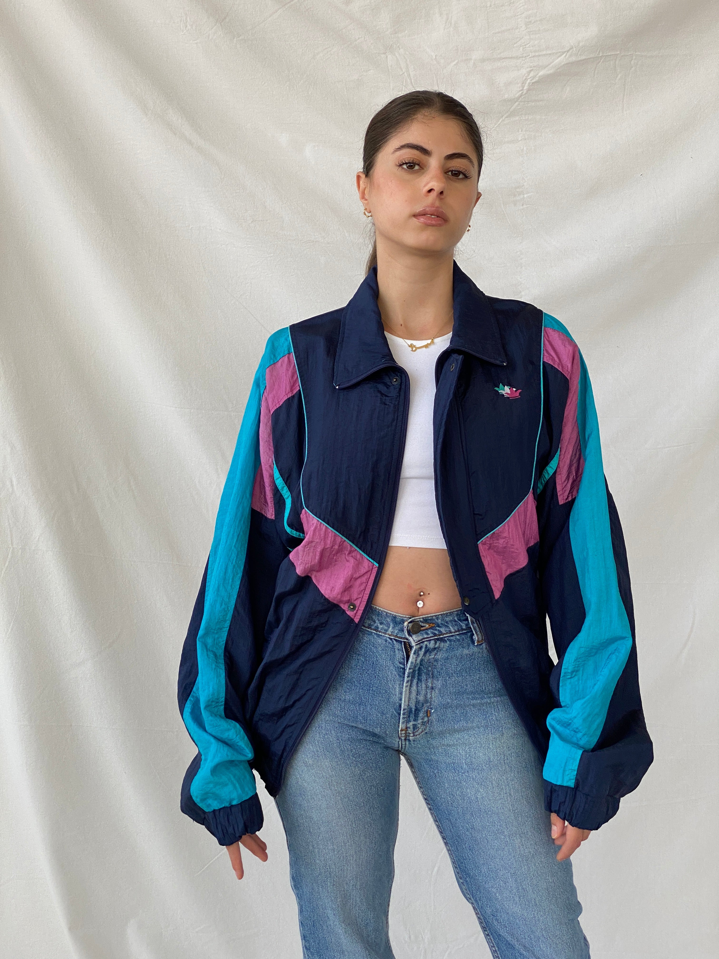 Vintage 90s Jesus Goldero Windbreaker Jacket - M