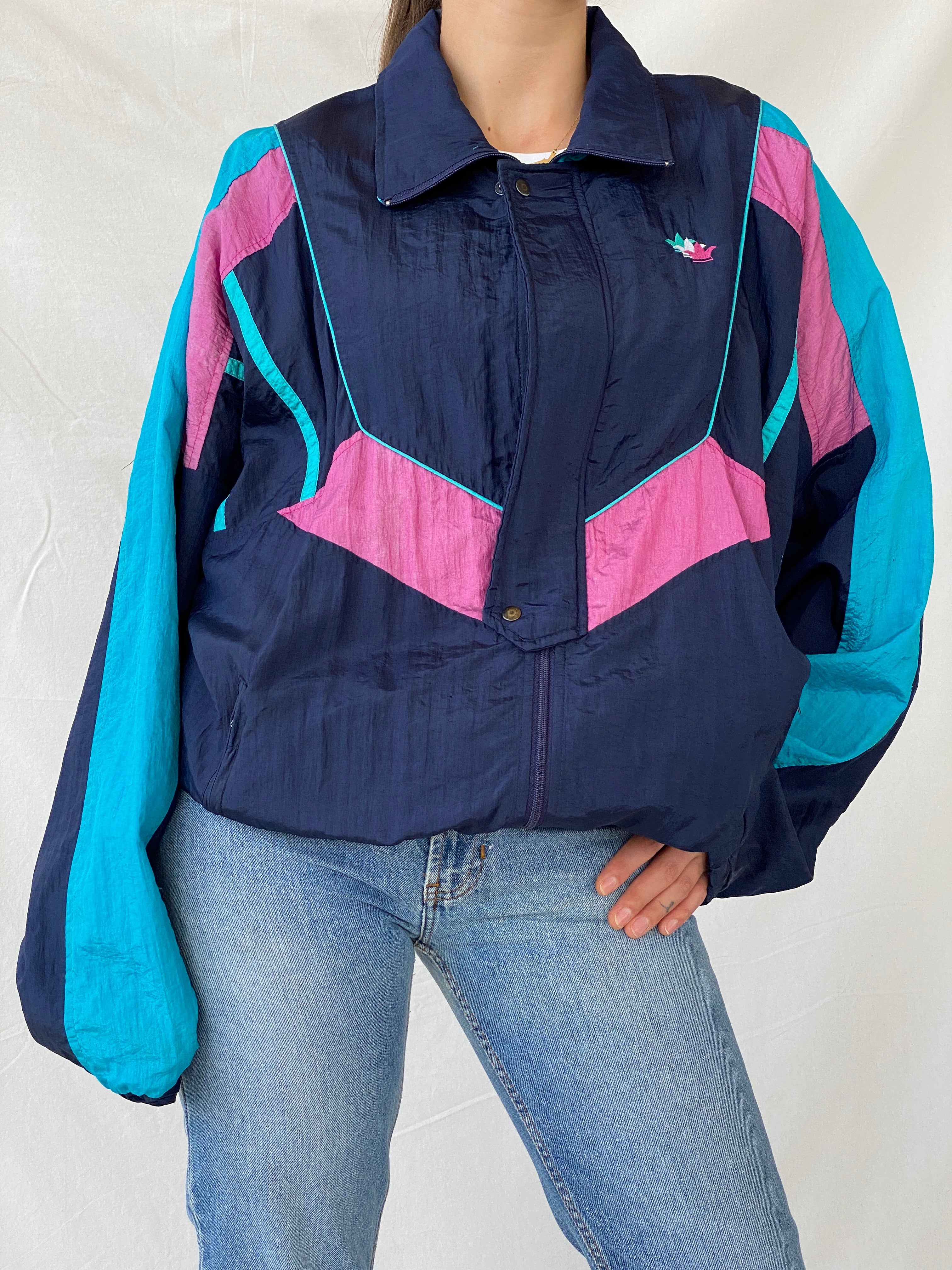 Vintage 90s Jesus Goldero Windbreaker Jacket - M