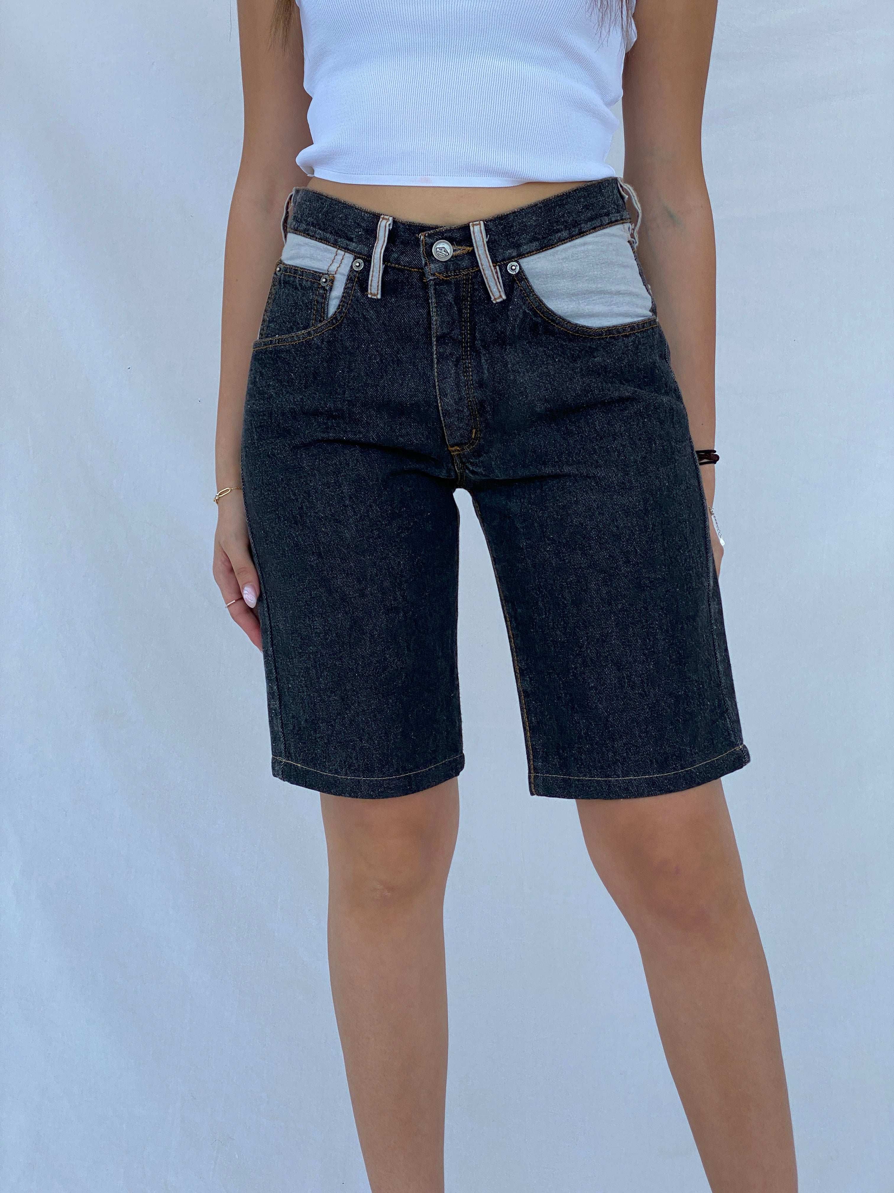 Vintage 90s Marlboro Jeans Reworked Jorts - Balagan Vintage Shorts 90s, Juana, Marlboro classics, NEW IN, shorts, vintage shorts