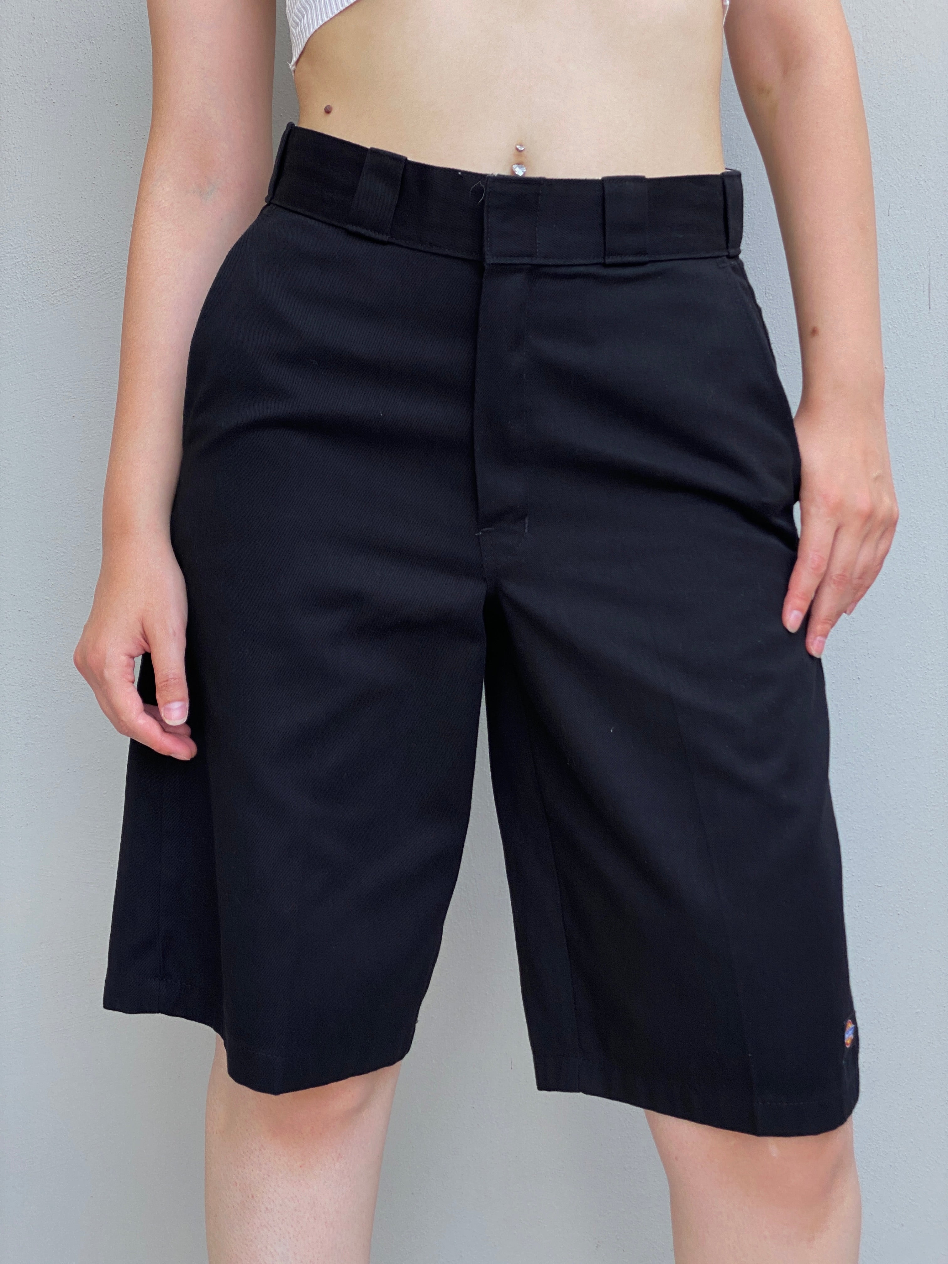 Vintage Dickies Black Workwear Relaxed Fit Utility Shorts – M