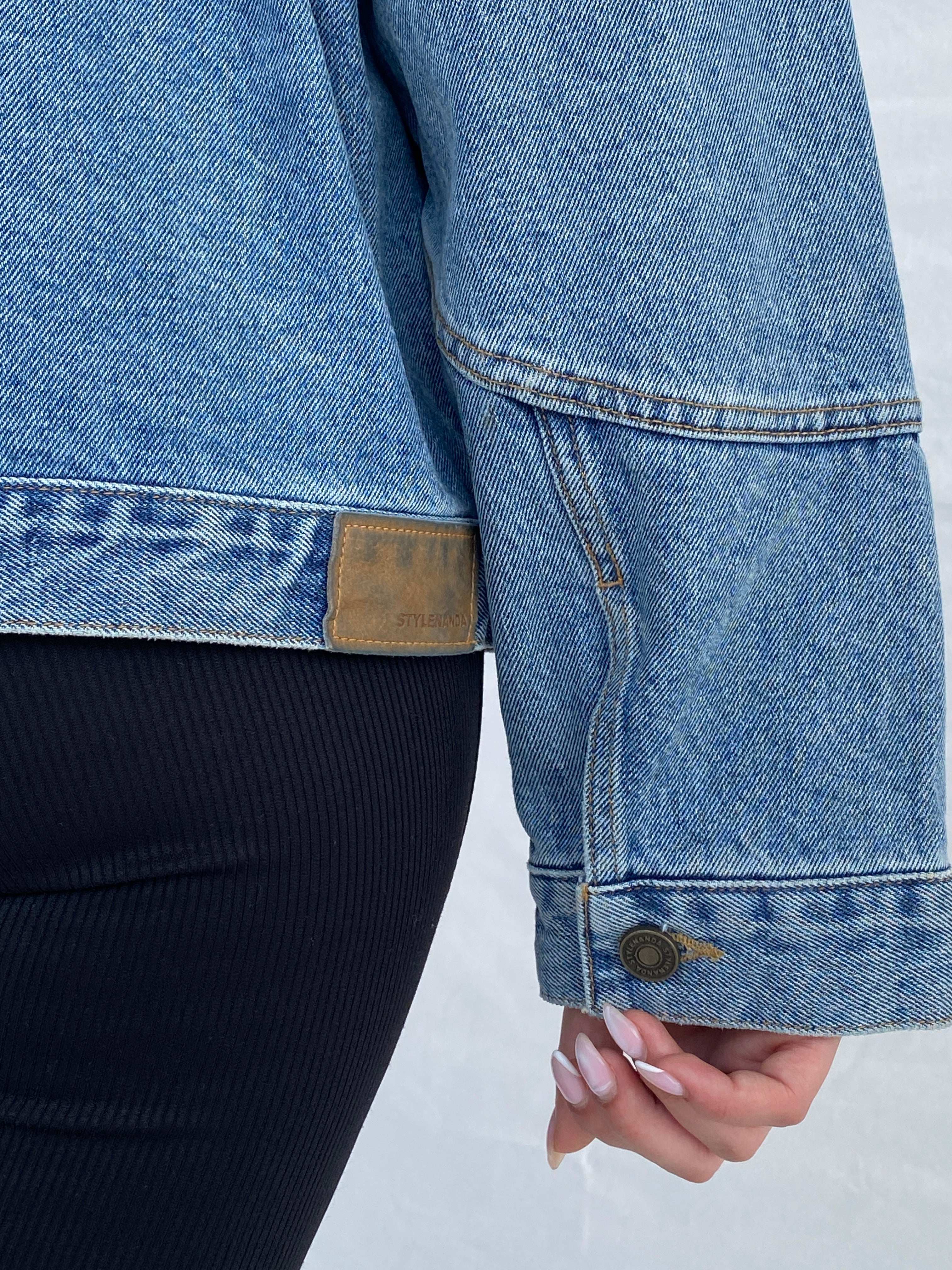 Jeans By Stylenanda Denim Jacket - Size M/L - Balagan Vintage Denim Jacket 00s, denim jacket, Juana