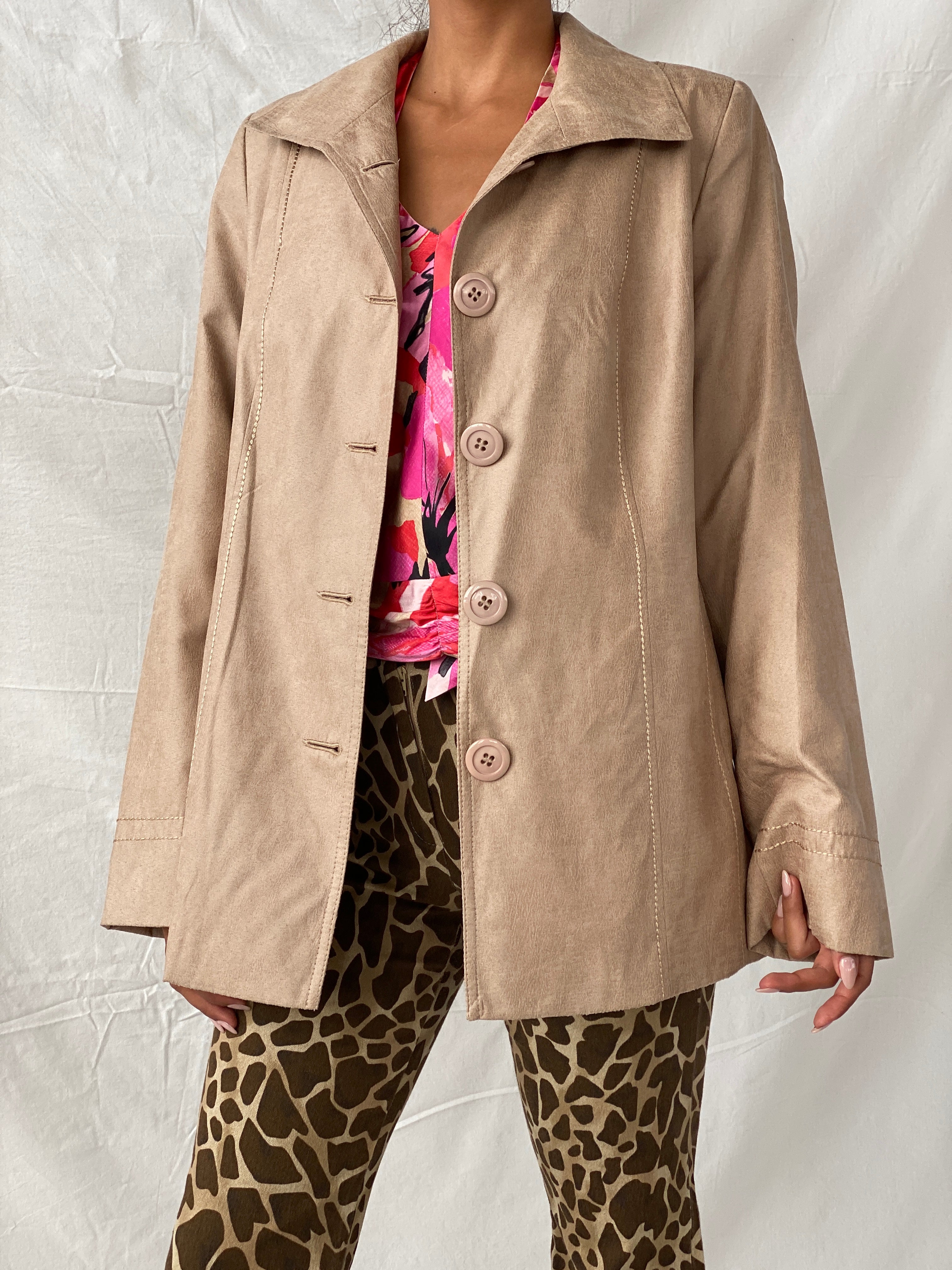 Vintage GAJ Collection Fashion Beige Blazer - L